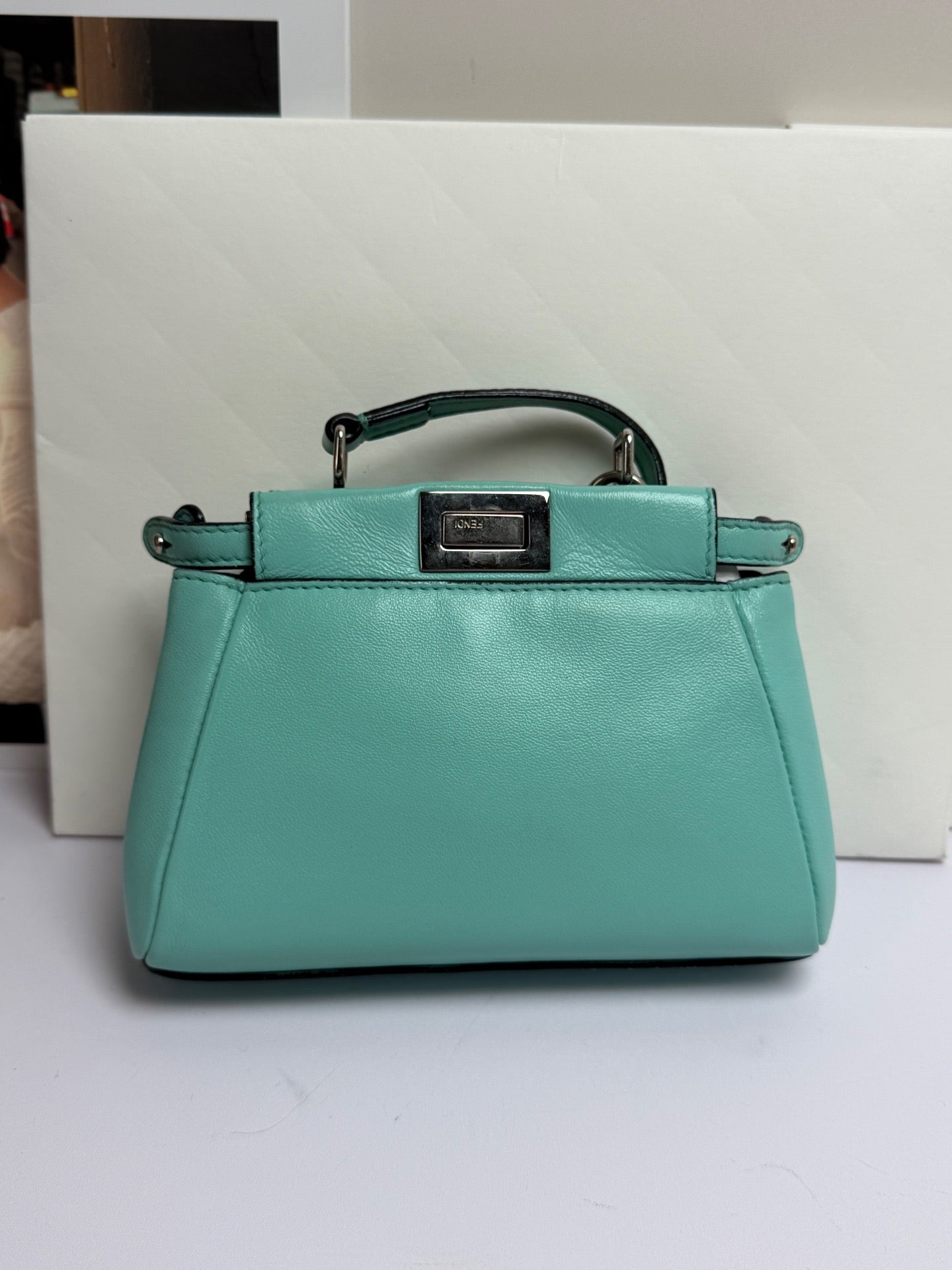 Fendi - Peekaboo - Leather - Blue - (mini)