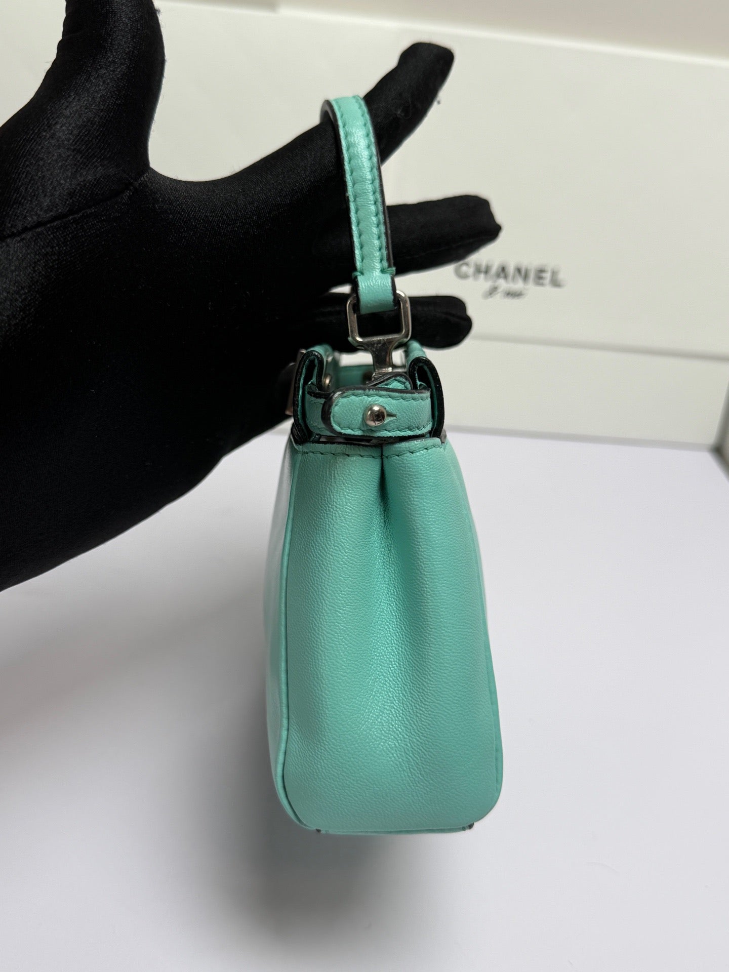 Fendi - Peekaboo - Leather - Blue - (mini)