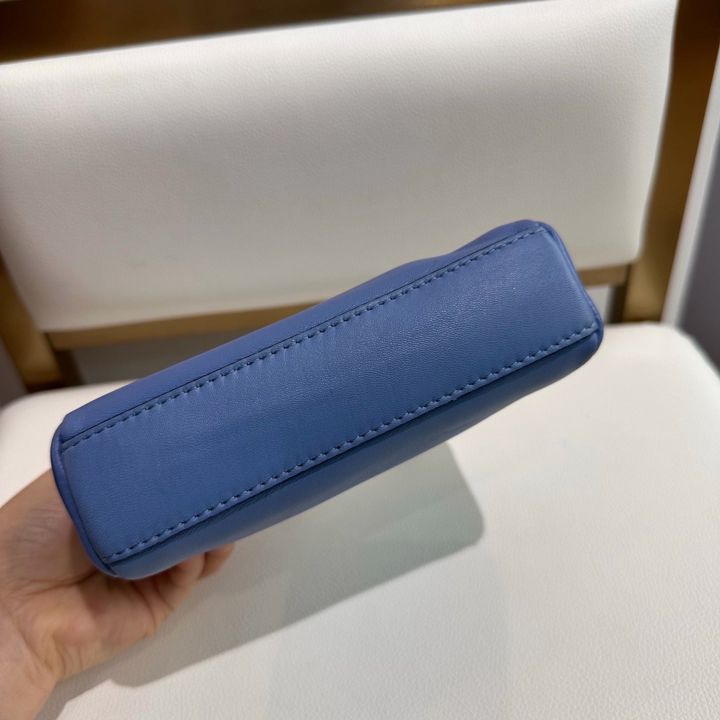 Fendi - Peekaboo - Leather - Blue - (mini)