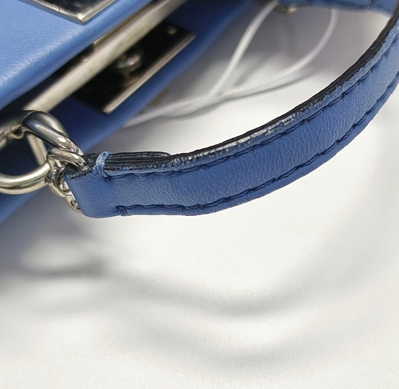 Fendi - Peekaboo - Leather - Blue - (mini)