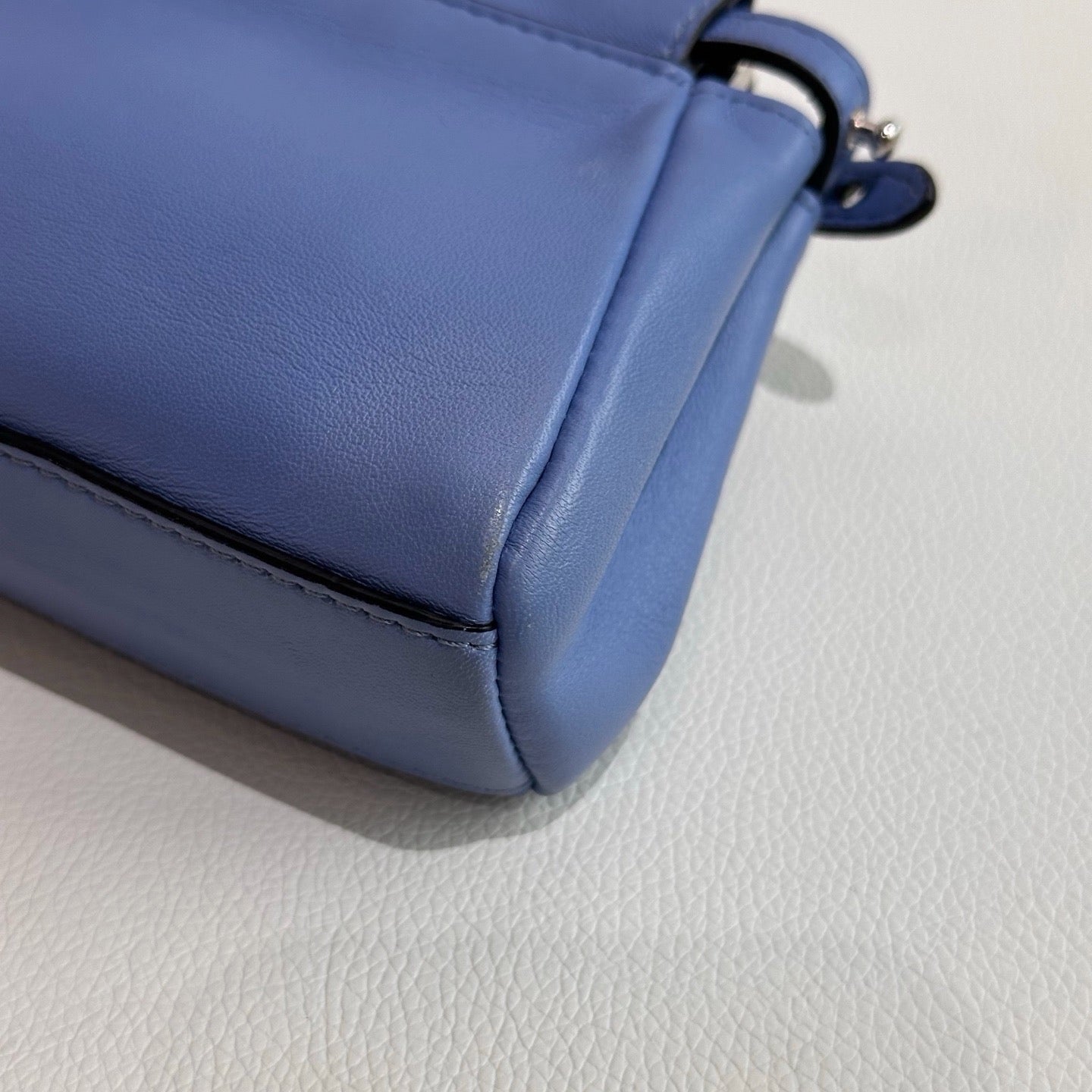 Fendi - Peekaboo - Leather - Blue - (mini)
