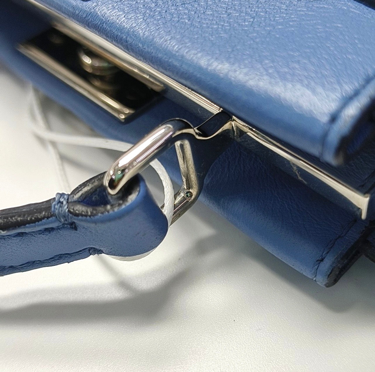 Fendi - Peekaboo - Leather - Blue - (mini)