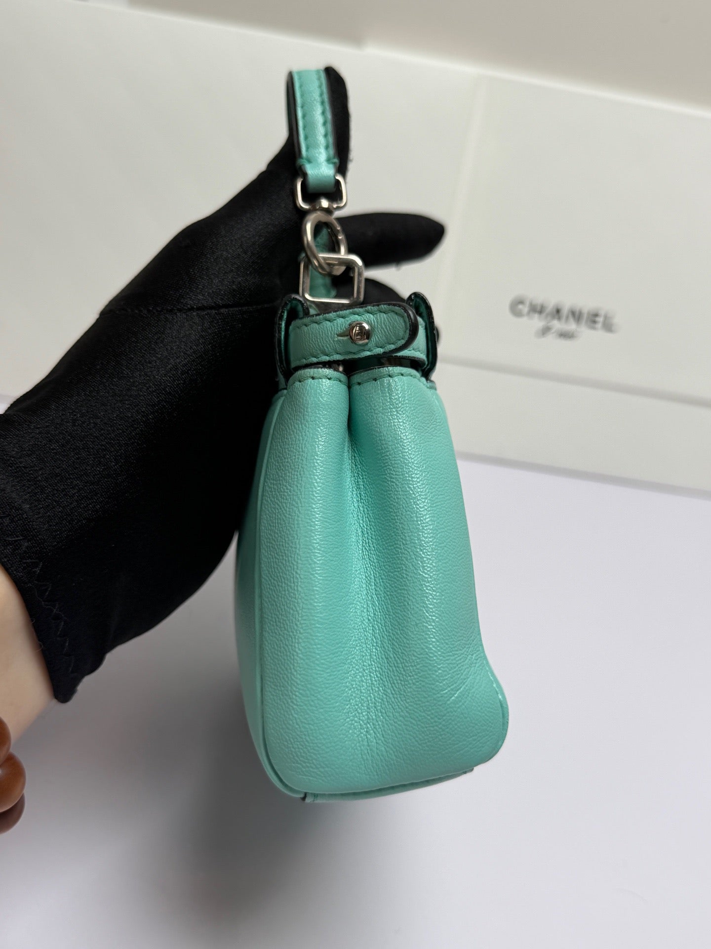 Fendi - Peekaboo - Leather - Blue - (mini)
