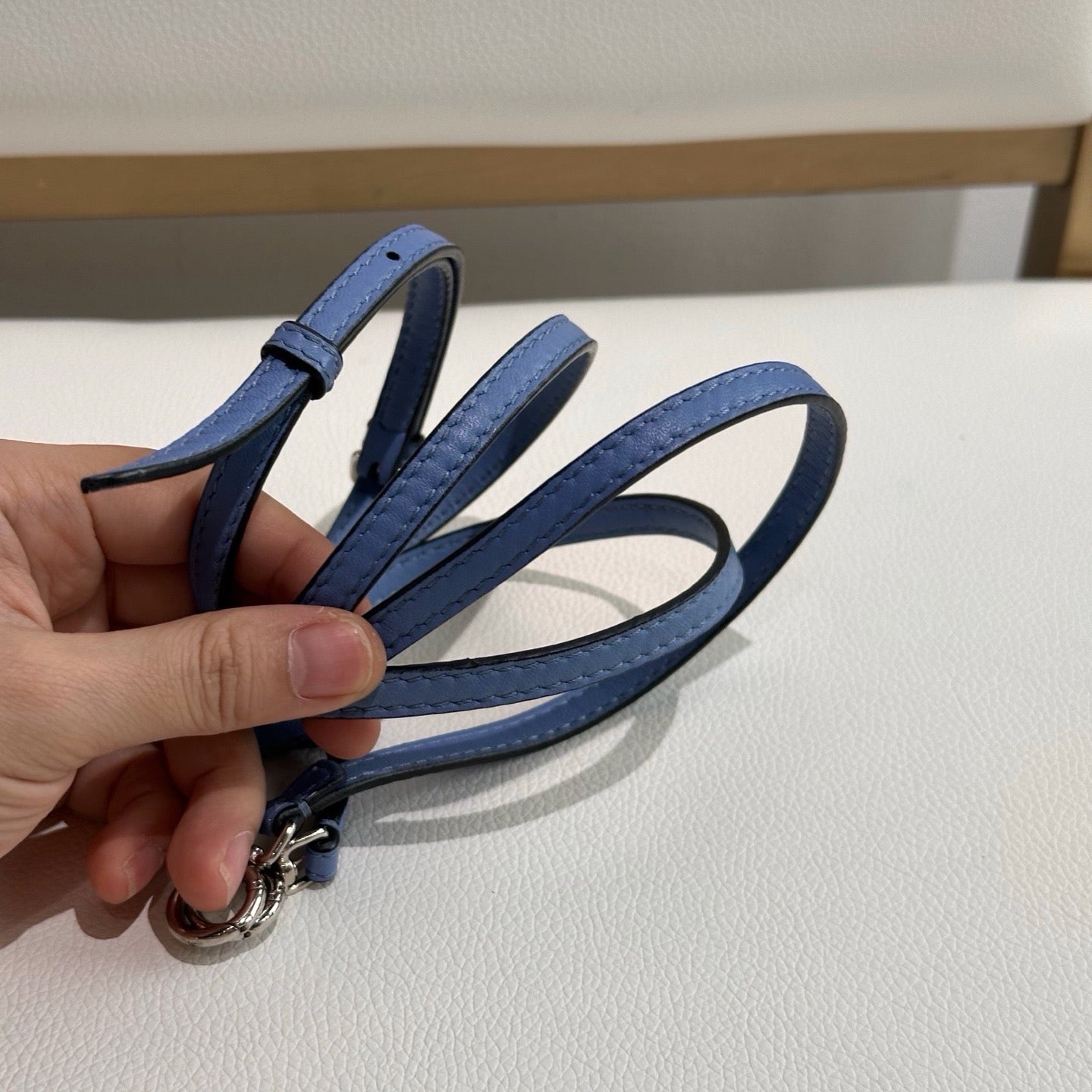 Fendi - Peekaboo - Leather - Blue - (mini)