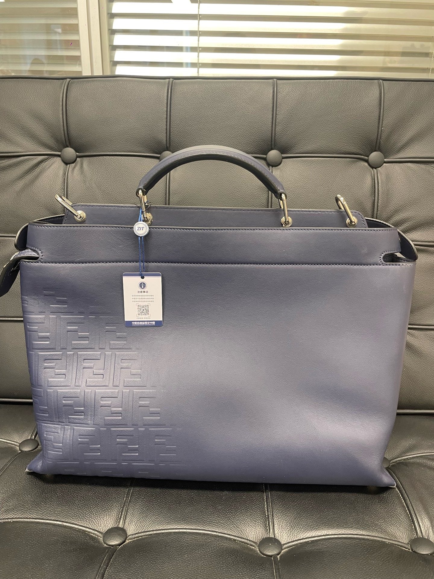 Fendi - Peekaboo - Leather - Blue - (Other)