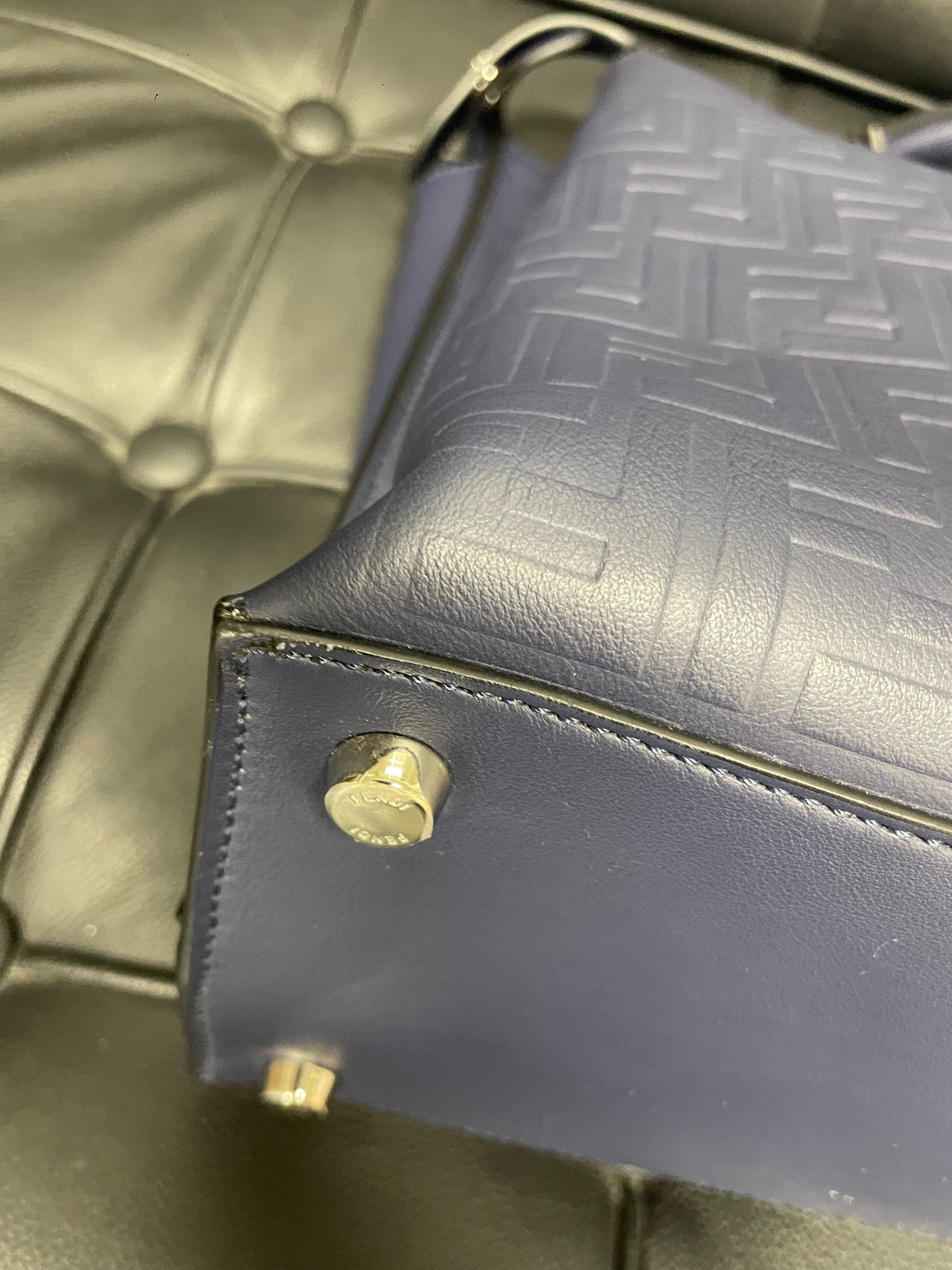 Fendi - Peekaboo - Leather - Blue - (Other)