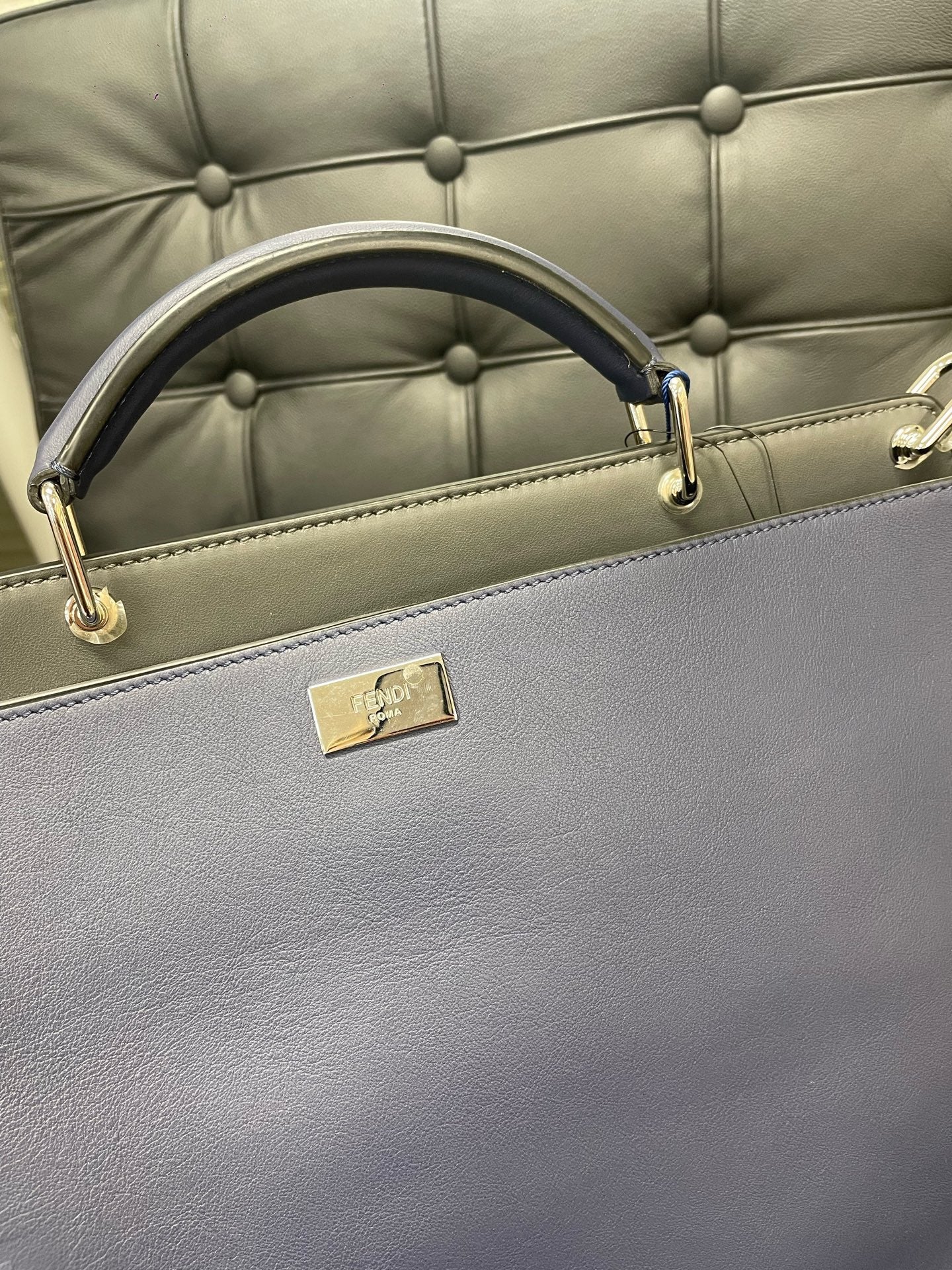 Fendi - Peekaboo - Leather - Blue - (Other)
