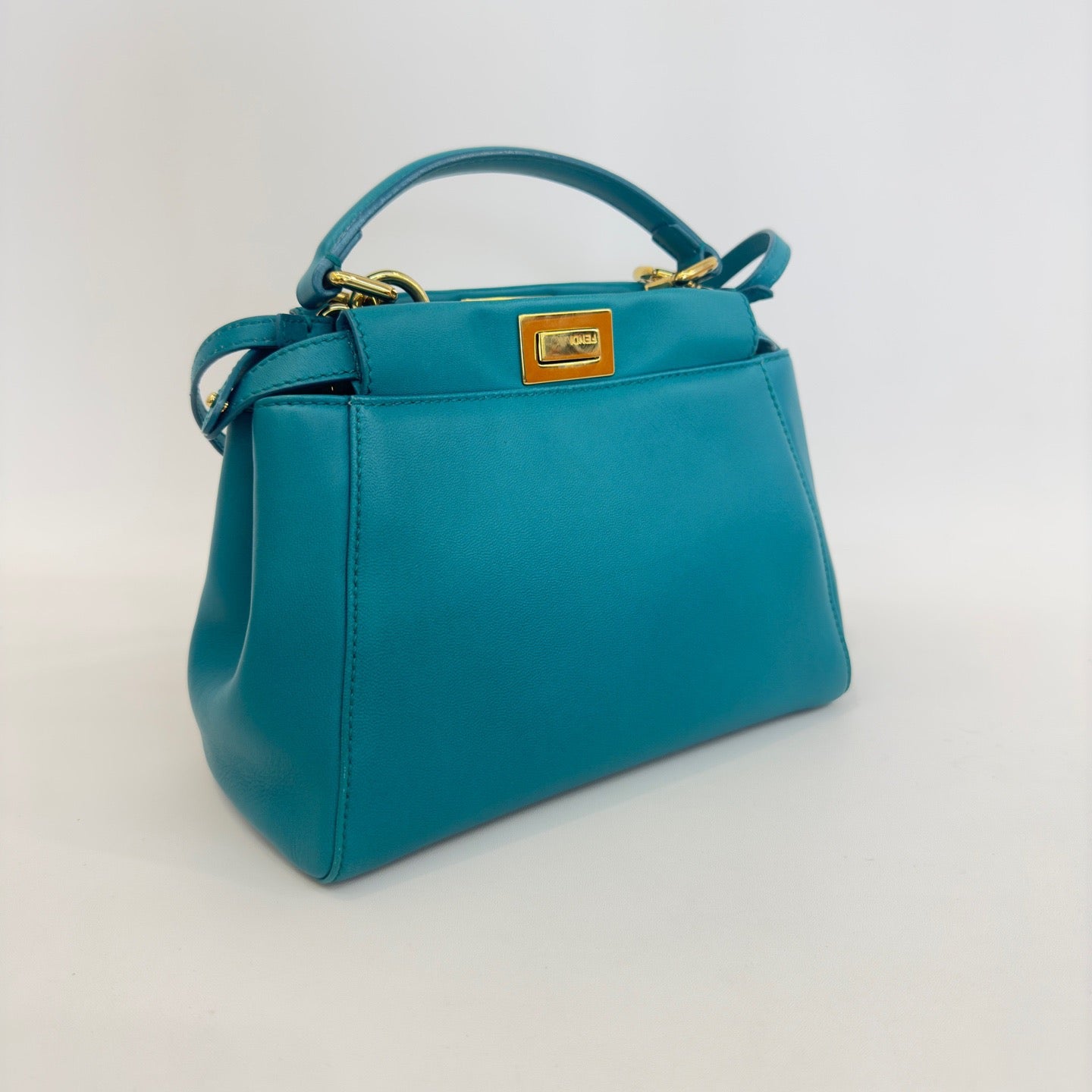 Fendi - Peekaboo - Leather - Blue - (small)