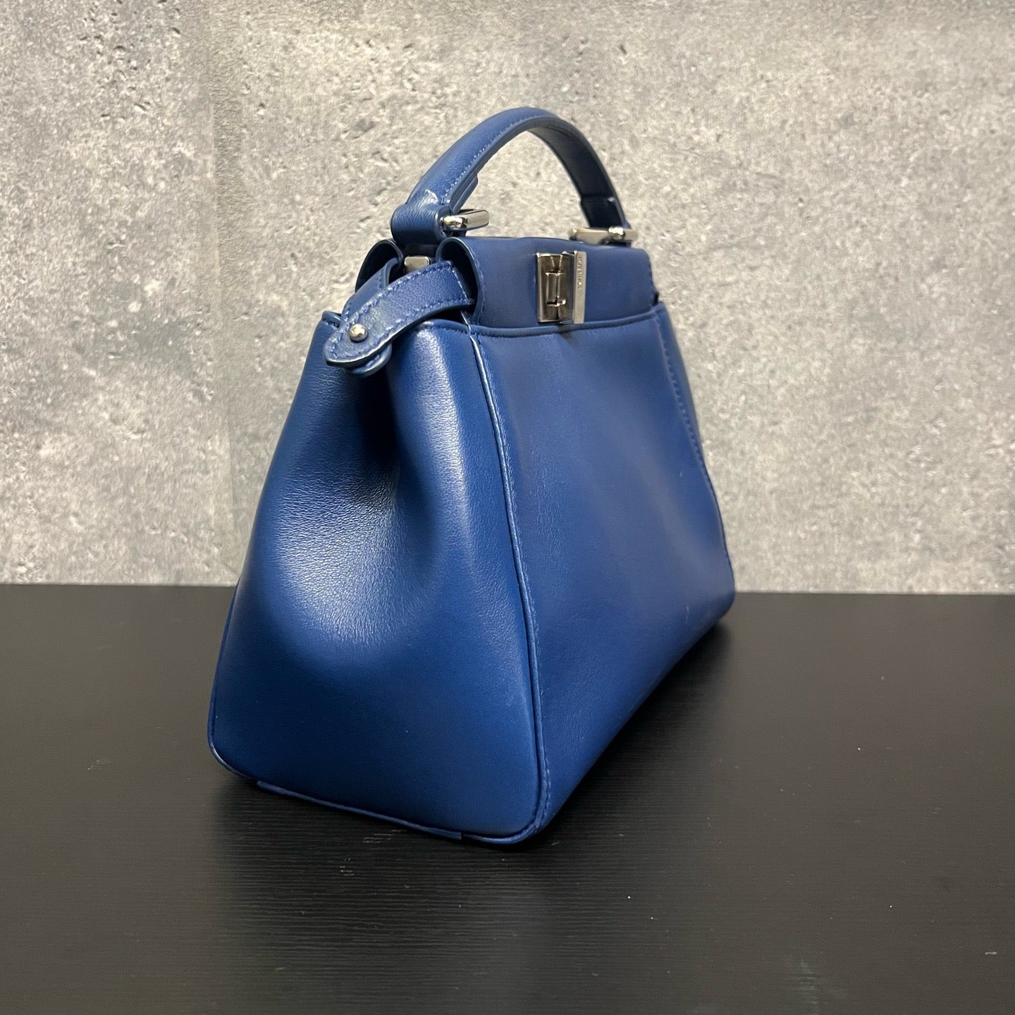 Fendi - Peekaboo - Leather - Blue - (Small)