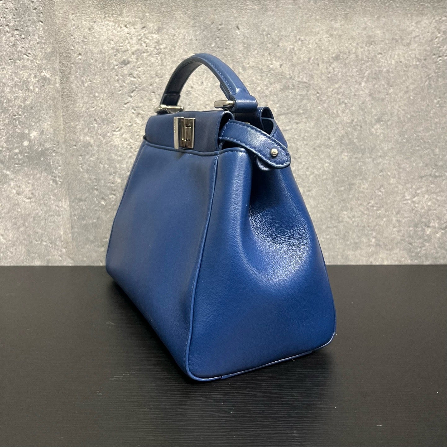 Fendi - Peekaboo - Leather - Blue - (Small)