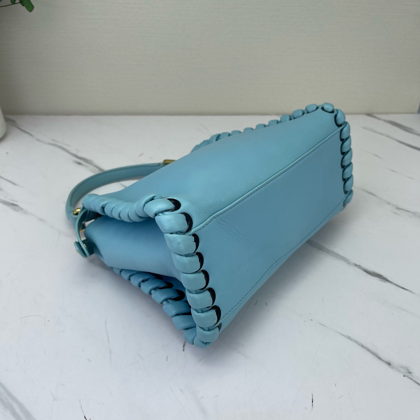 Fendi - Peekaboo - Leather - Blue - (small)