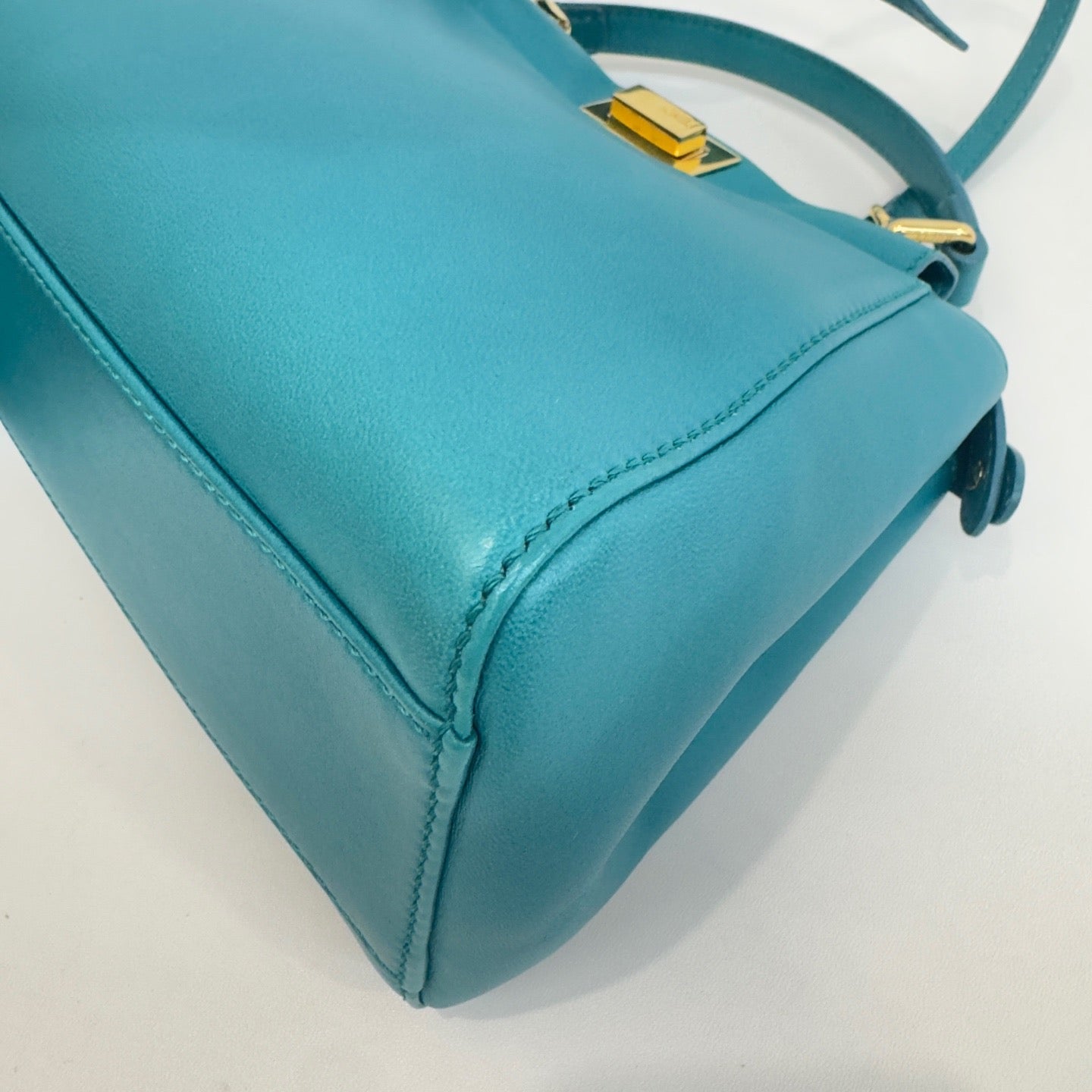 Fendi - Peekaboo - Leather - Blue - (small)