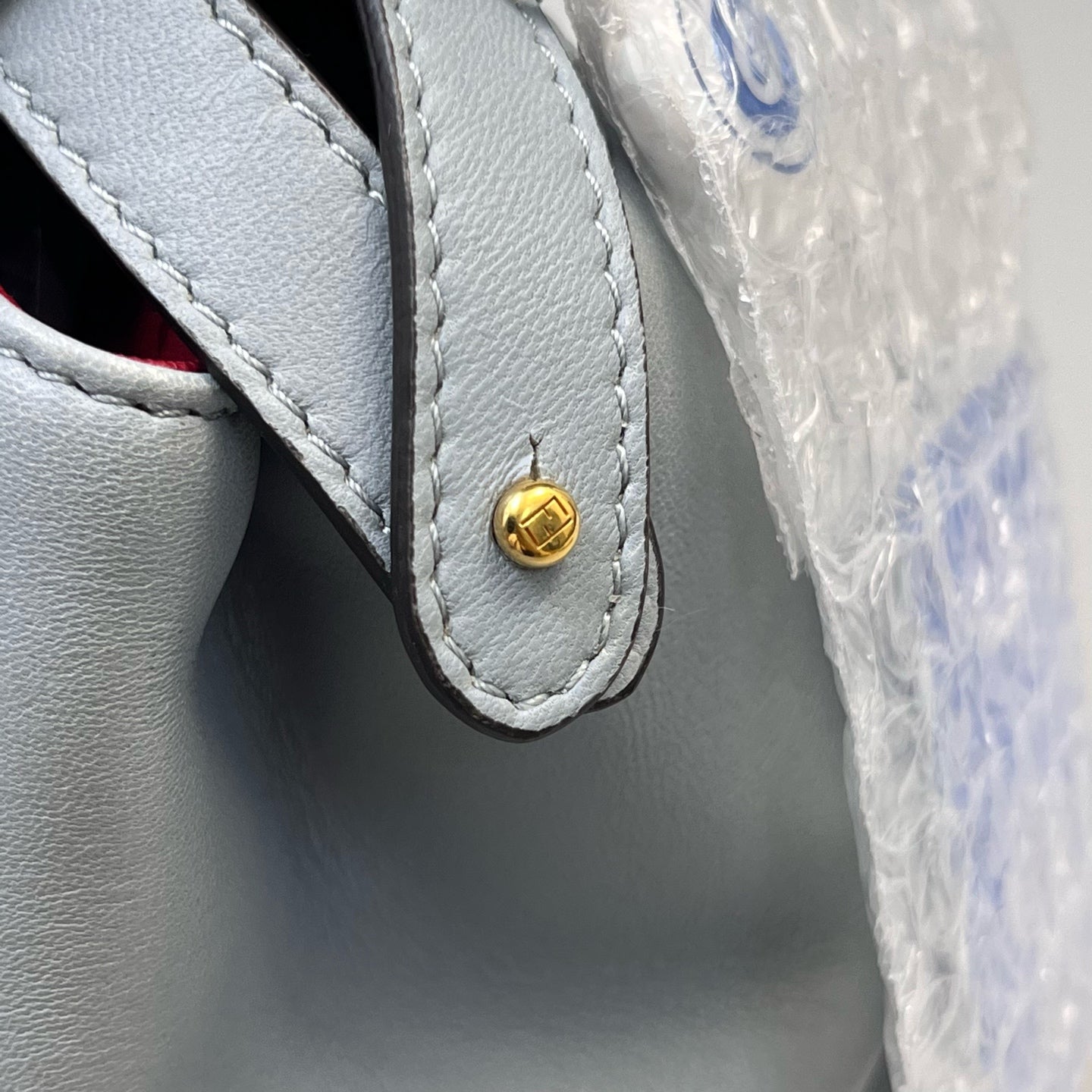 Fendi - Peekaboo - Leather - Blue - (small)