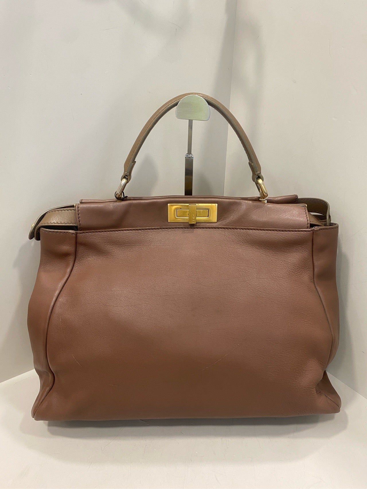 Fendi - Peekaboo - Leather - Brown - (large)