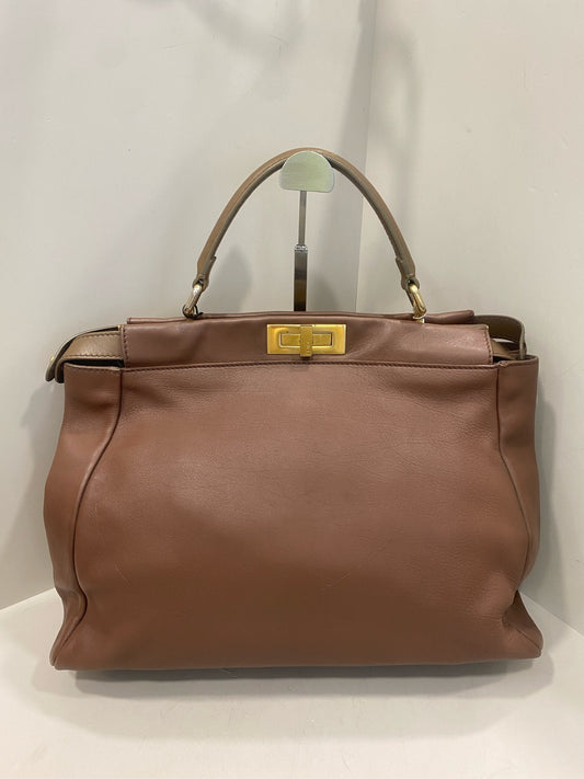 Fendi - Peekaboo - Leather - Brown - (large)