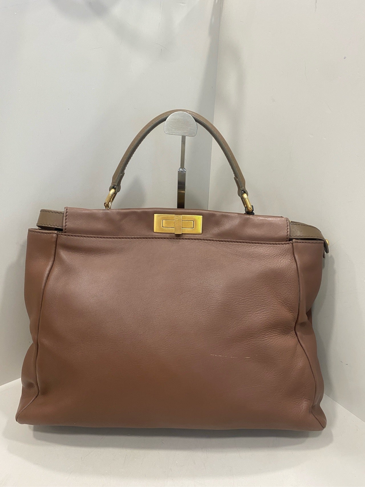 Fendi - Peekaboo - Leather - Brown - (large)
