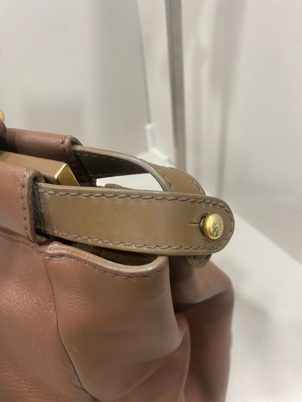 Fendi - Peekaboo - Leather - Brown - (large)