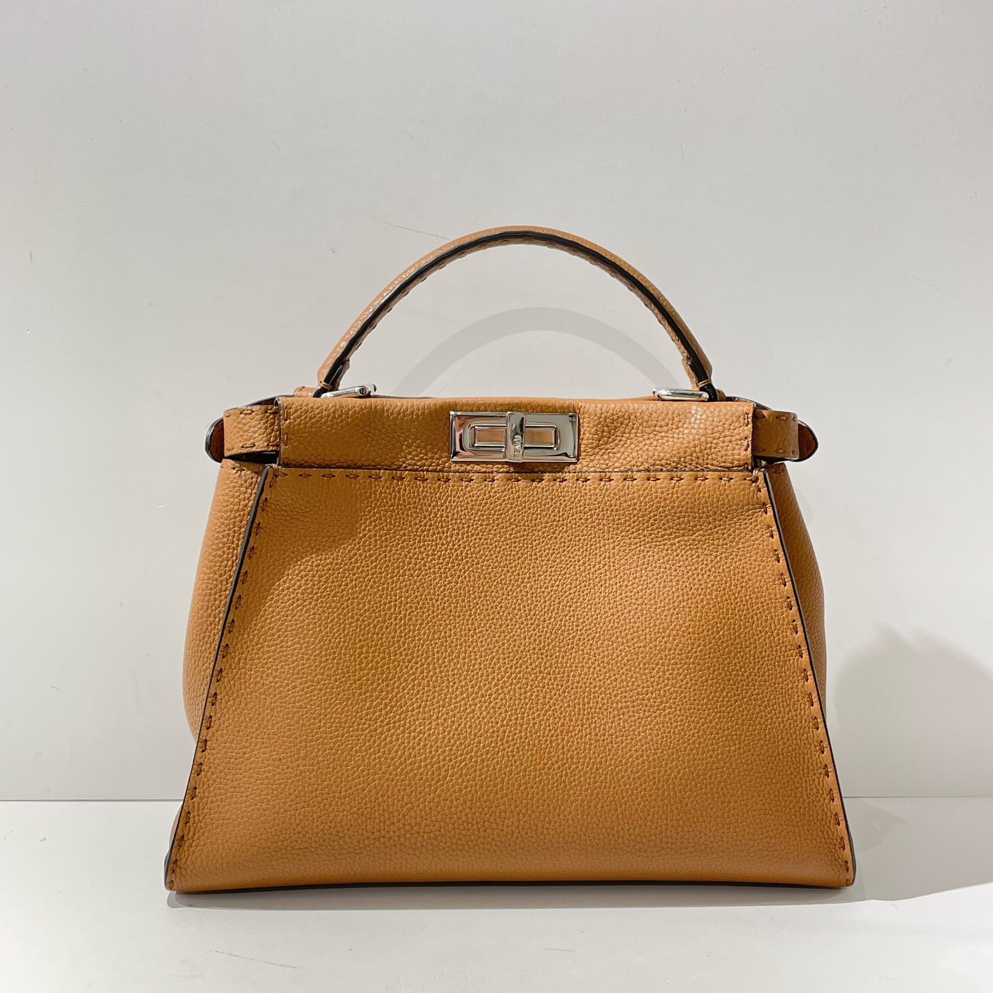 Fendi - Peekaboo - Leather - Brown - (medium)