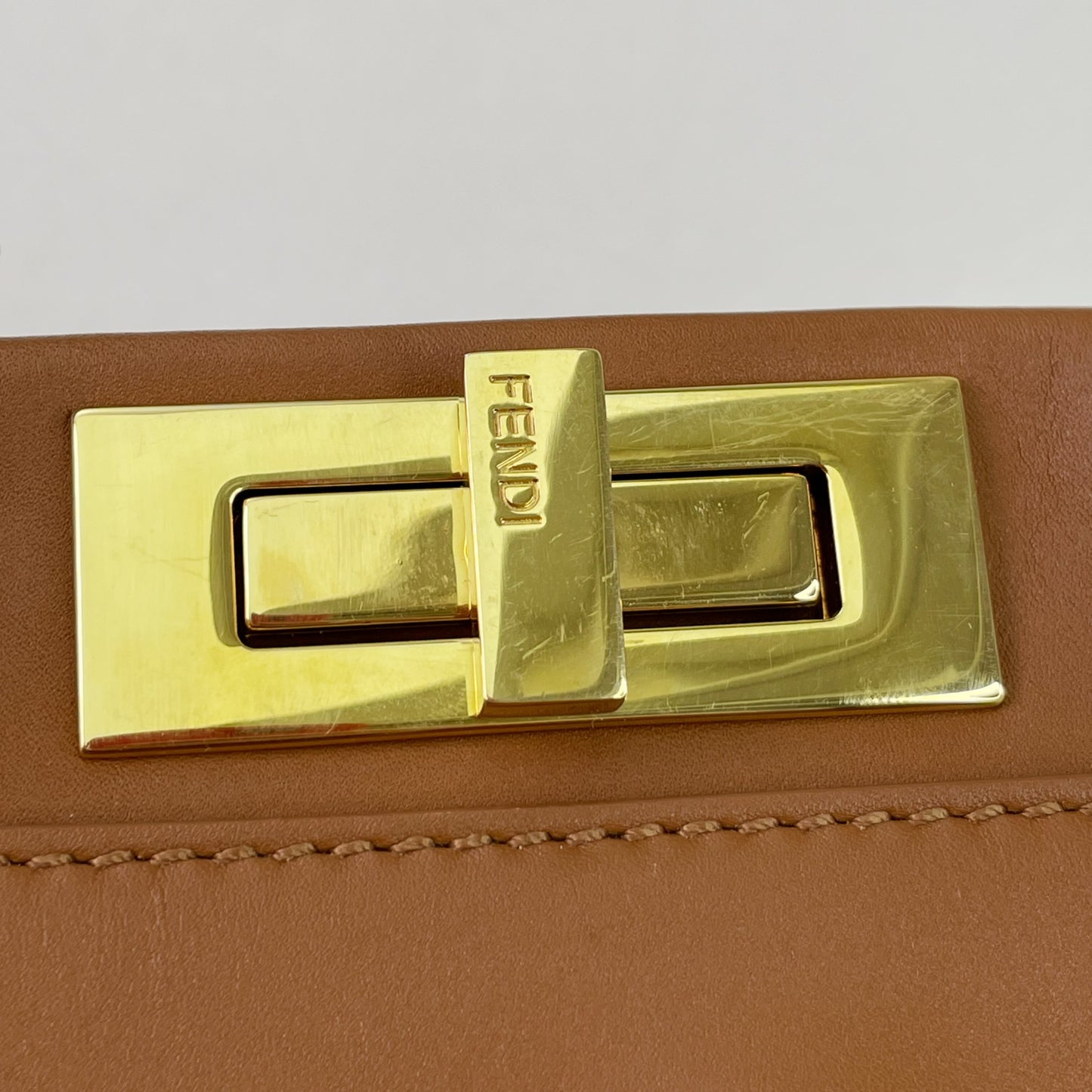 Fendi - Peekaboo - Leather - Brown - (medium)