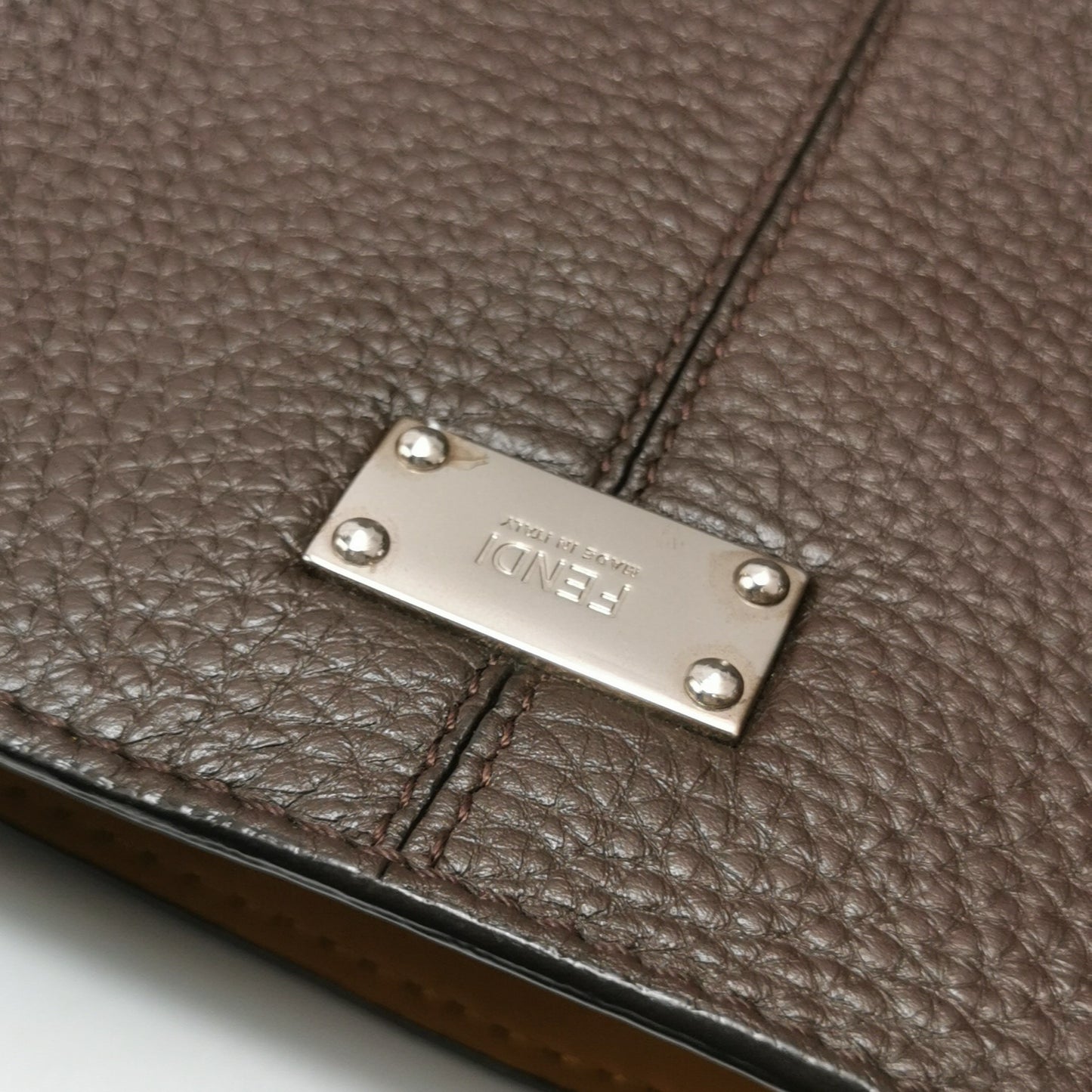 Fendi - Peekaboo - Leather - Brown - (Medium)