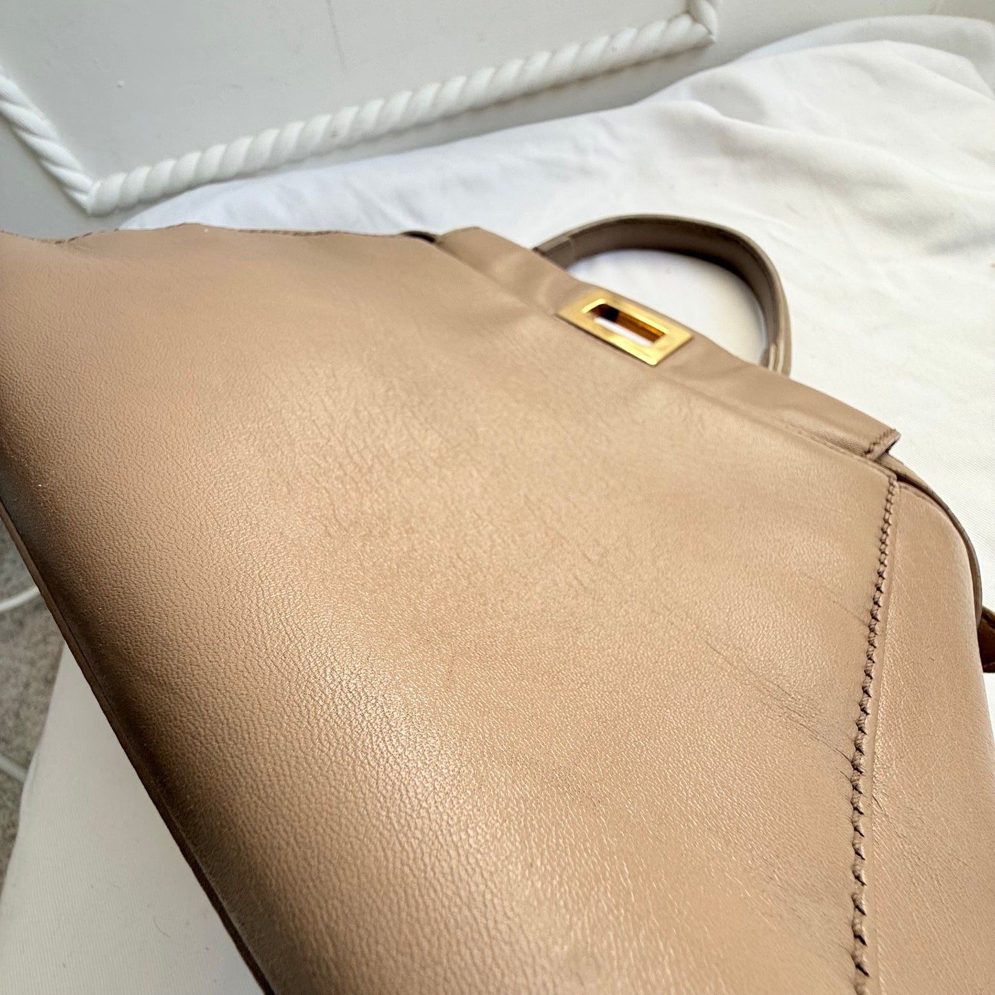 Fendi - Peekaboo - Leather - Brown - (small)