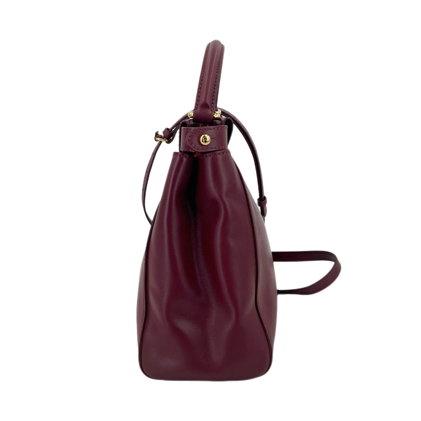 Fendi - Peekaboo - Leather - Burgundy - (medium)