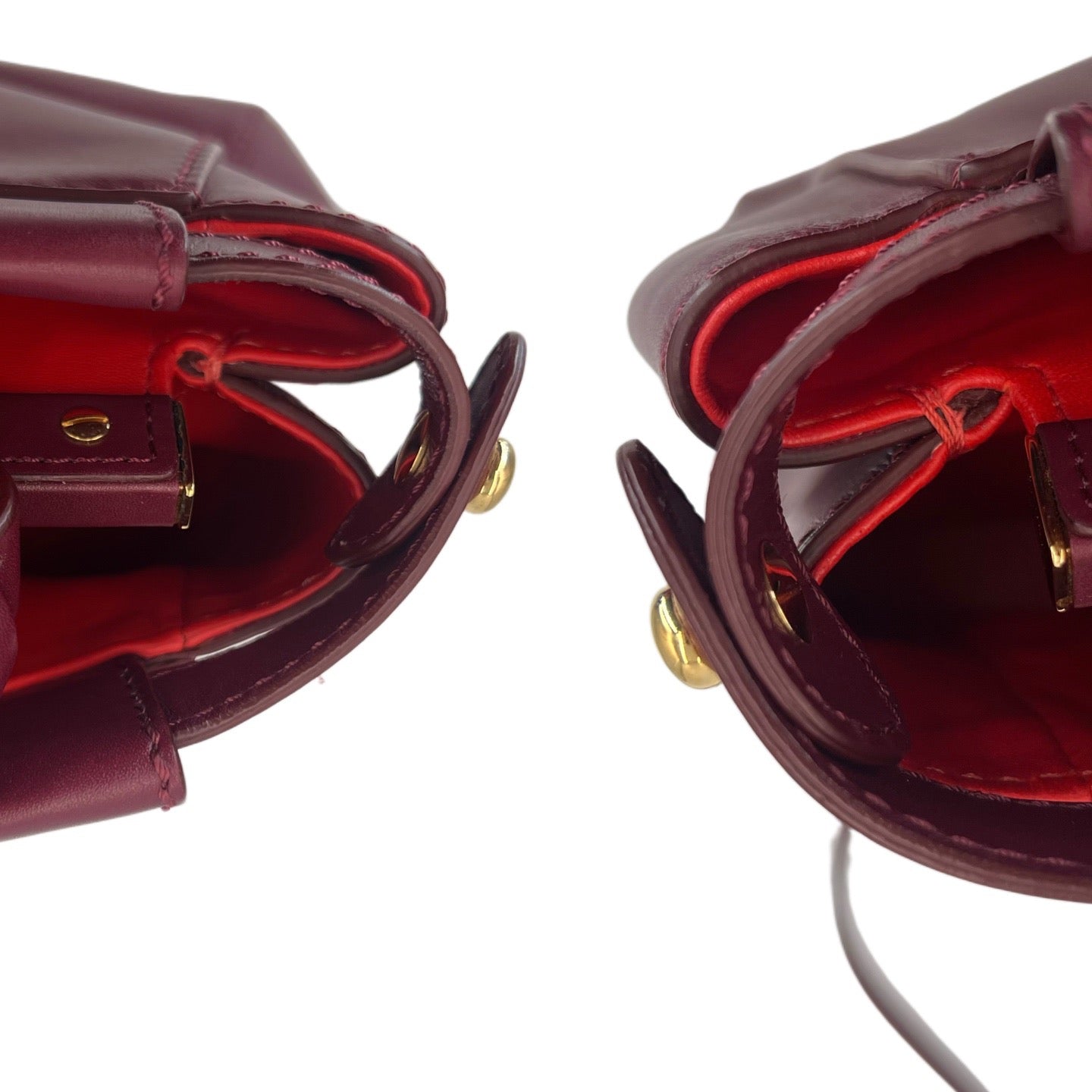 Fendi - Peekaboo - Leather - Burgundy - (medium)