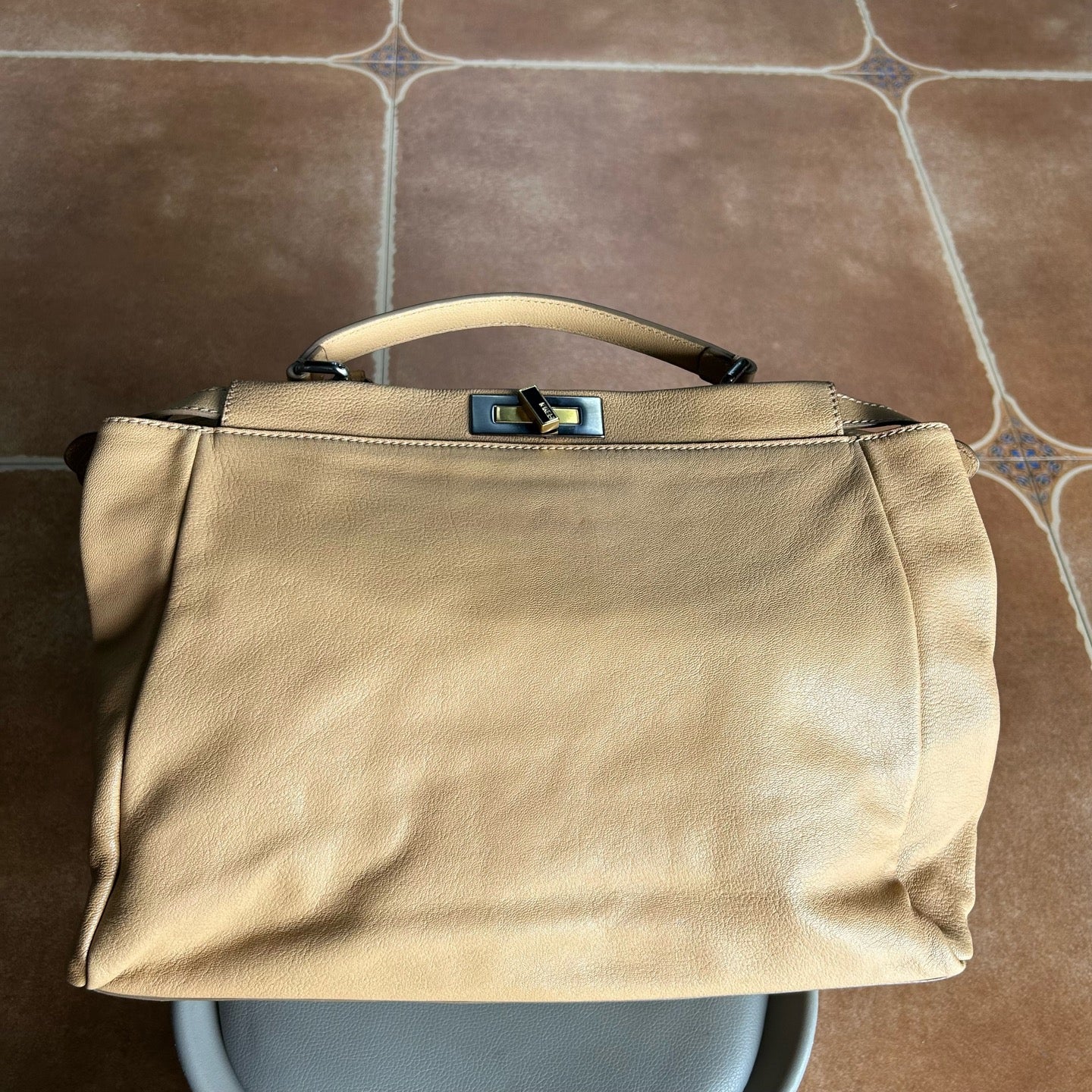 Fendi - Peekaboo - Leather - Camel - (Large)