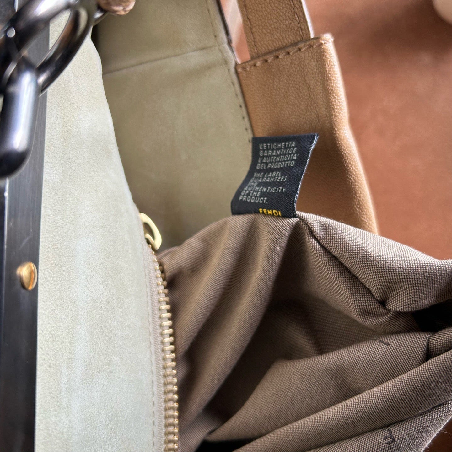 Fendi - Peekaboo - Leather - Camel - (Large)
