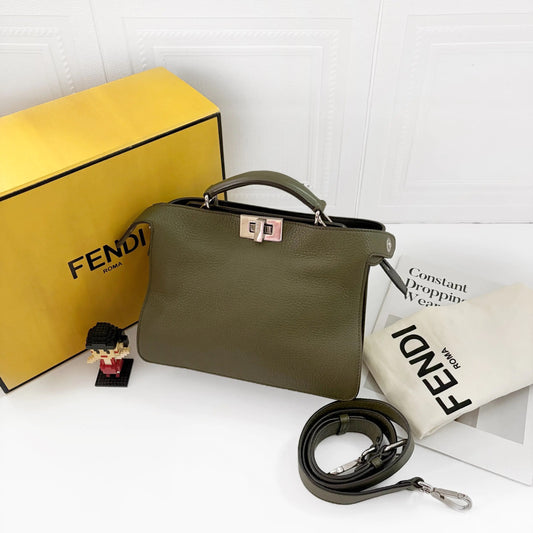 Fendi - Peekaboo - Leather - Green - (small)