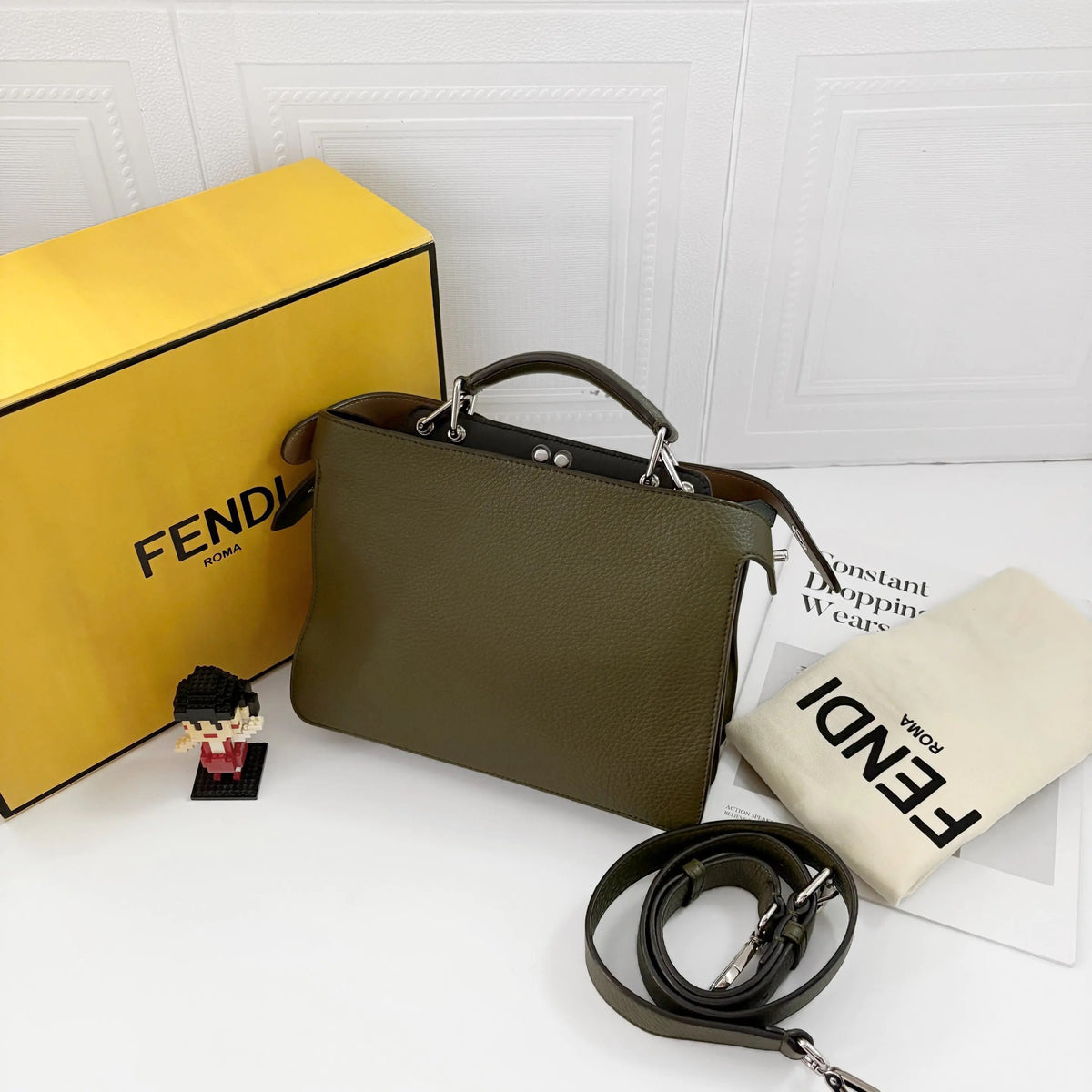 Fendi - Peekaboo - Leather - Green - (small)