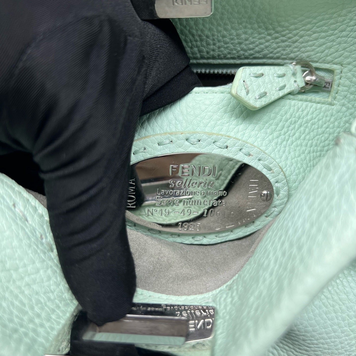 Fendi - Peekaboo - Leather - Green - (Small)