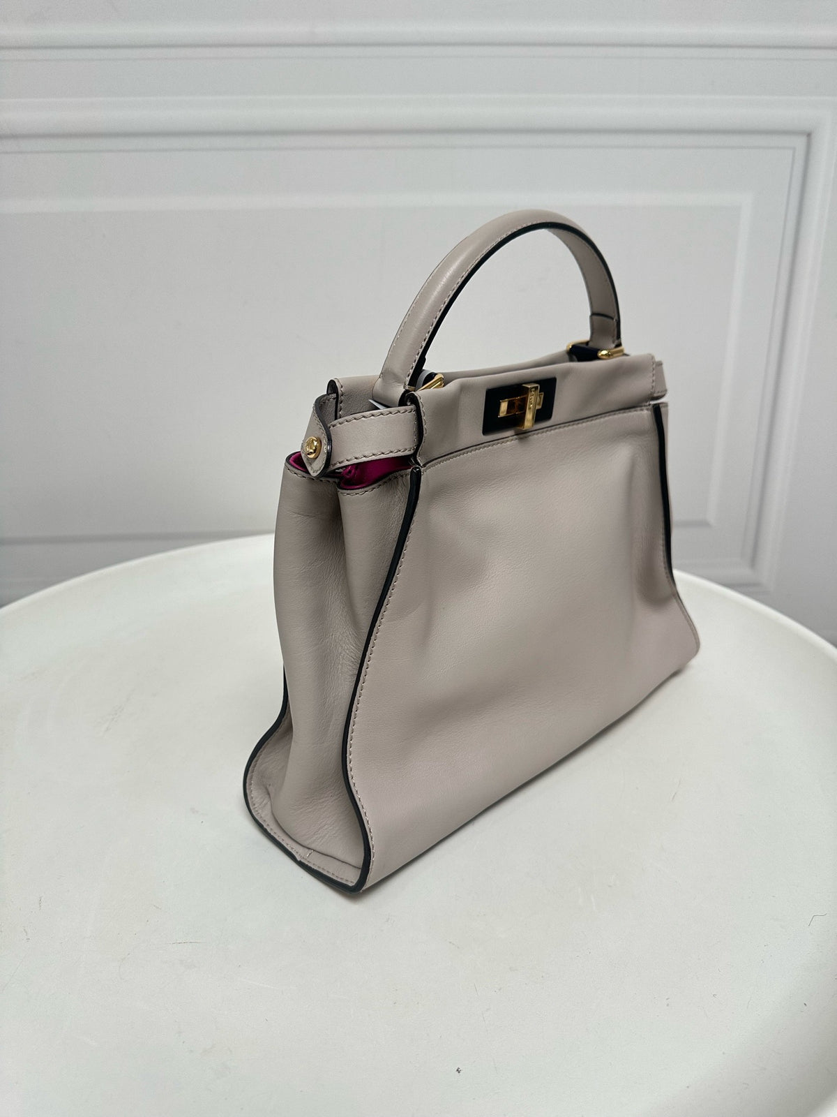 Fendi - Peekaboo - Leather - Grey