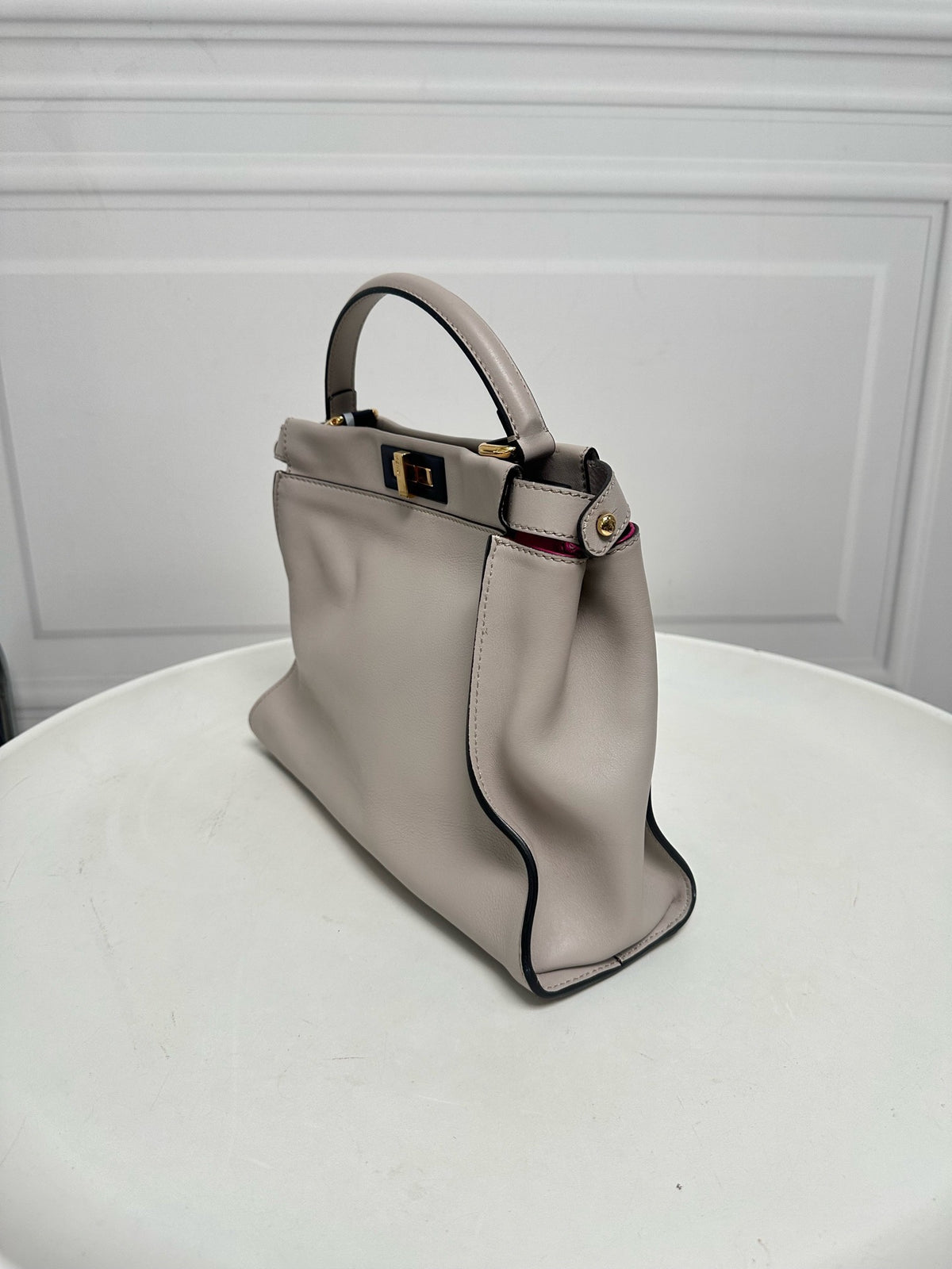 Fendi - Peekaboo - Leather - Grey