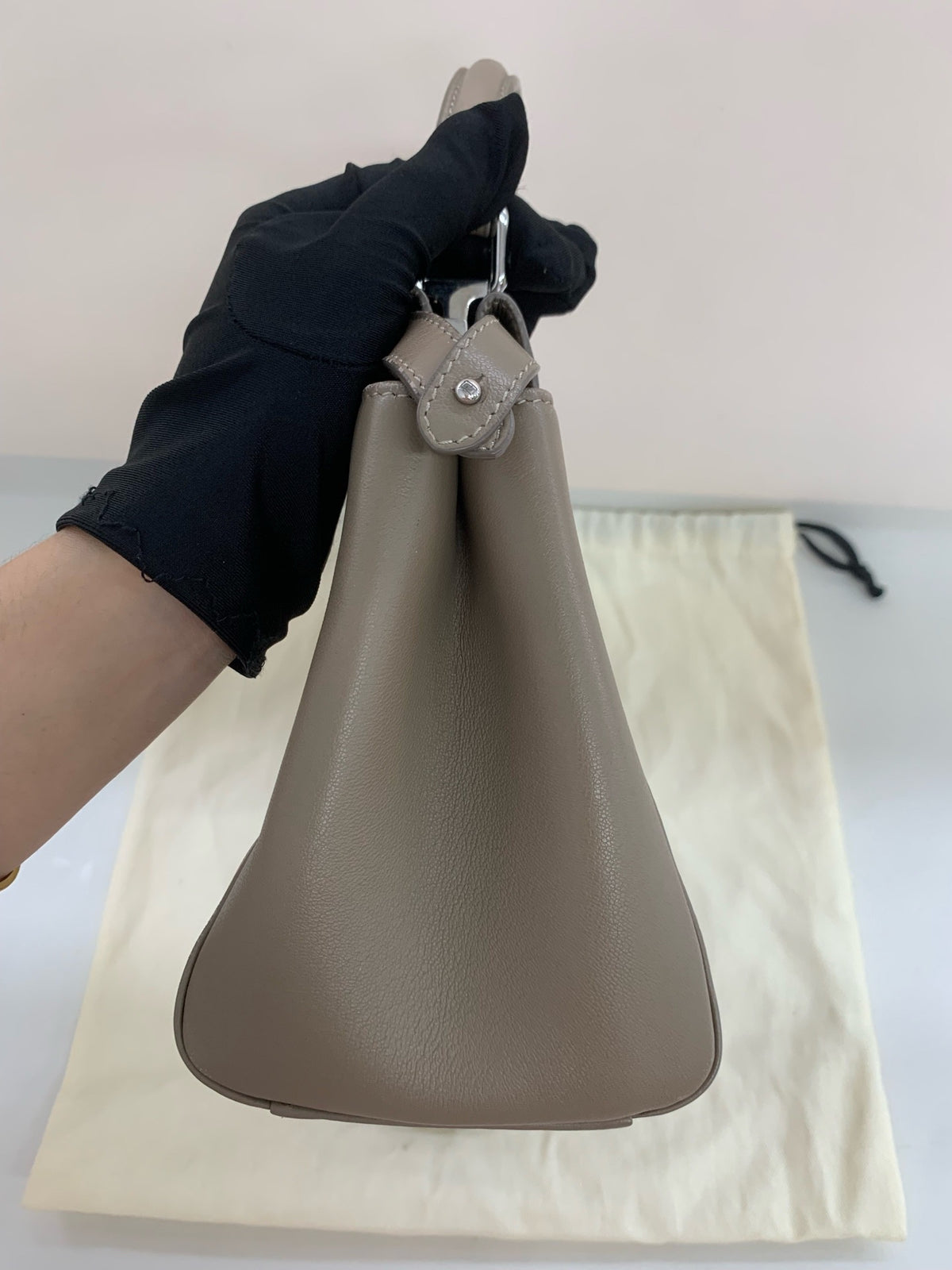 Fendi - Peekaboo - Leather - Grey
