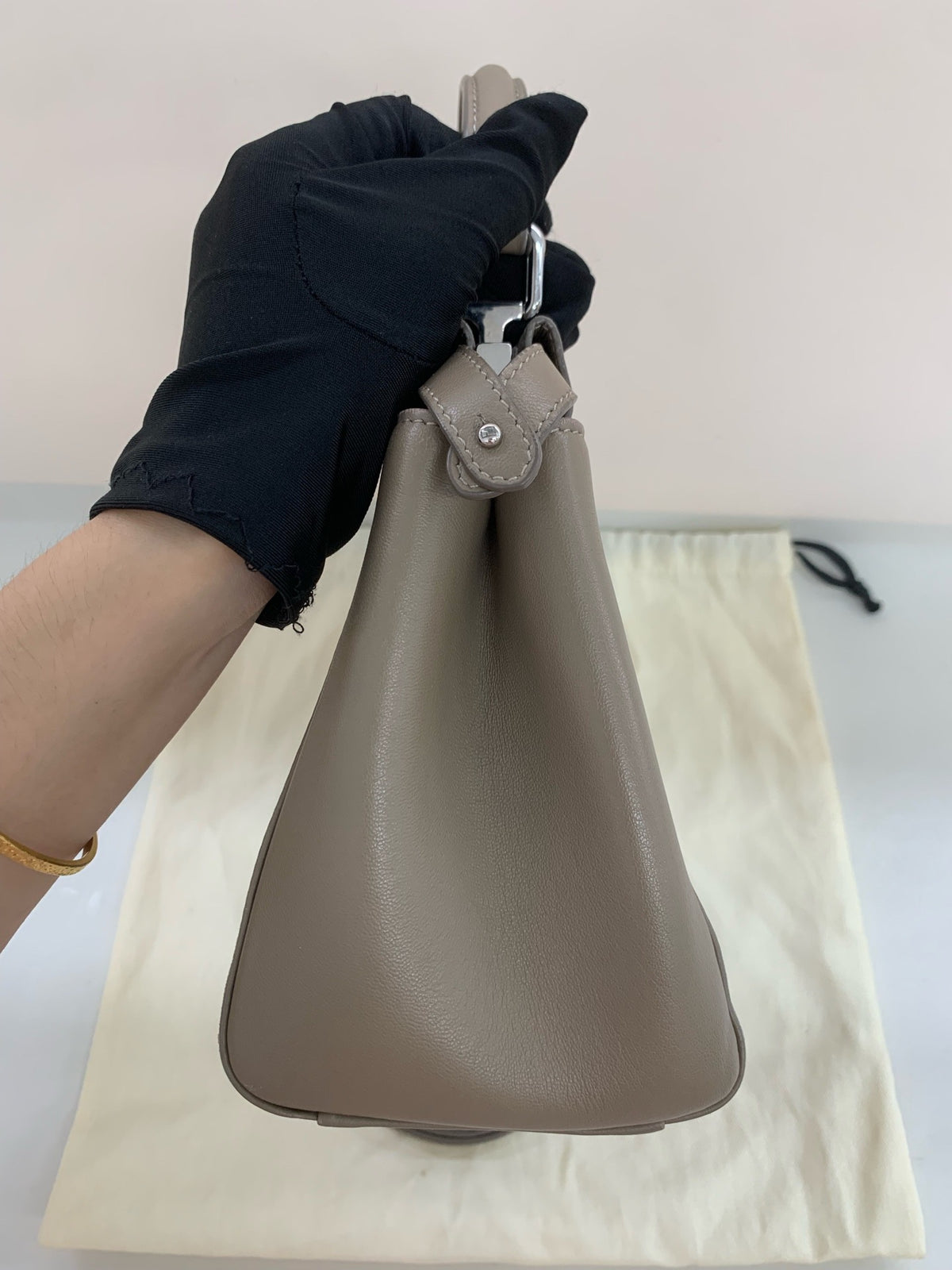 Fendi - Peekaboo - Leather - Grey
