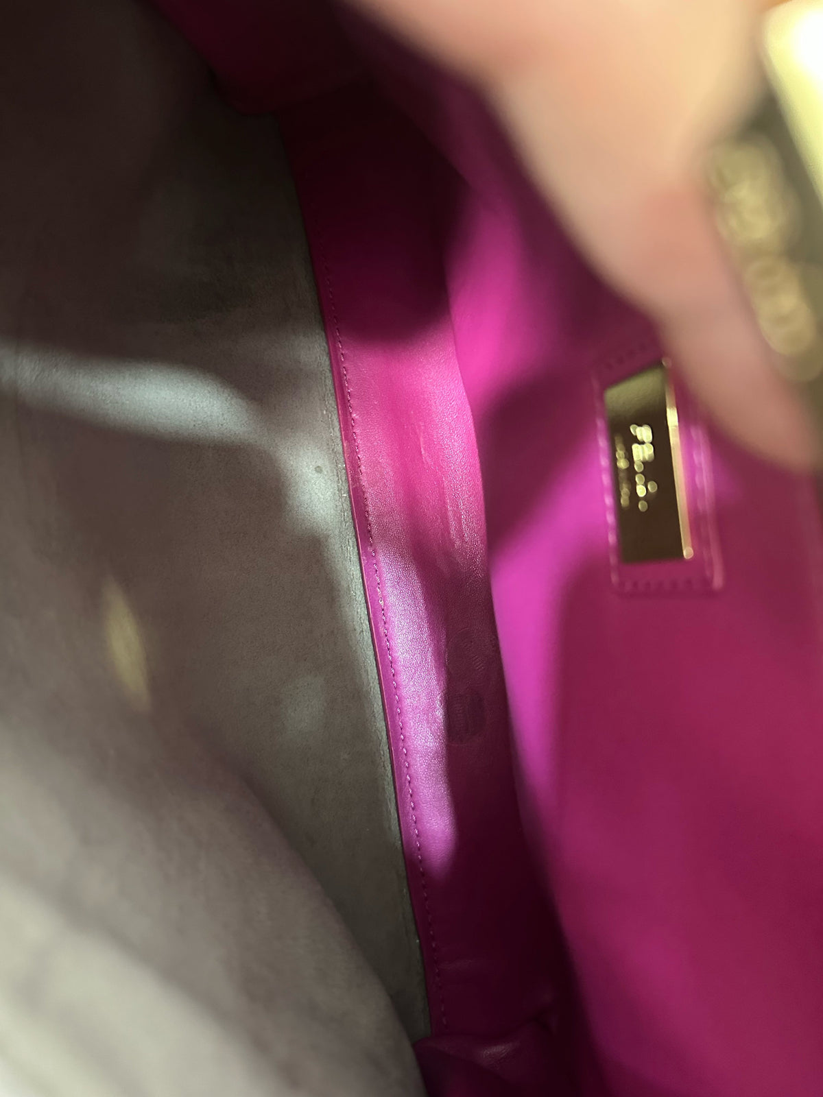 Fendi - Peekaboo - Leather - Grey
