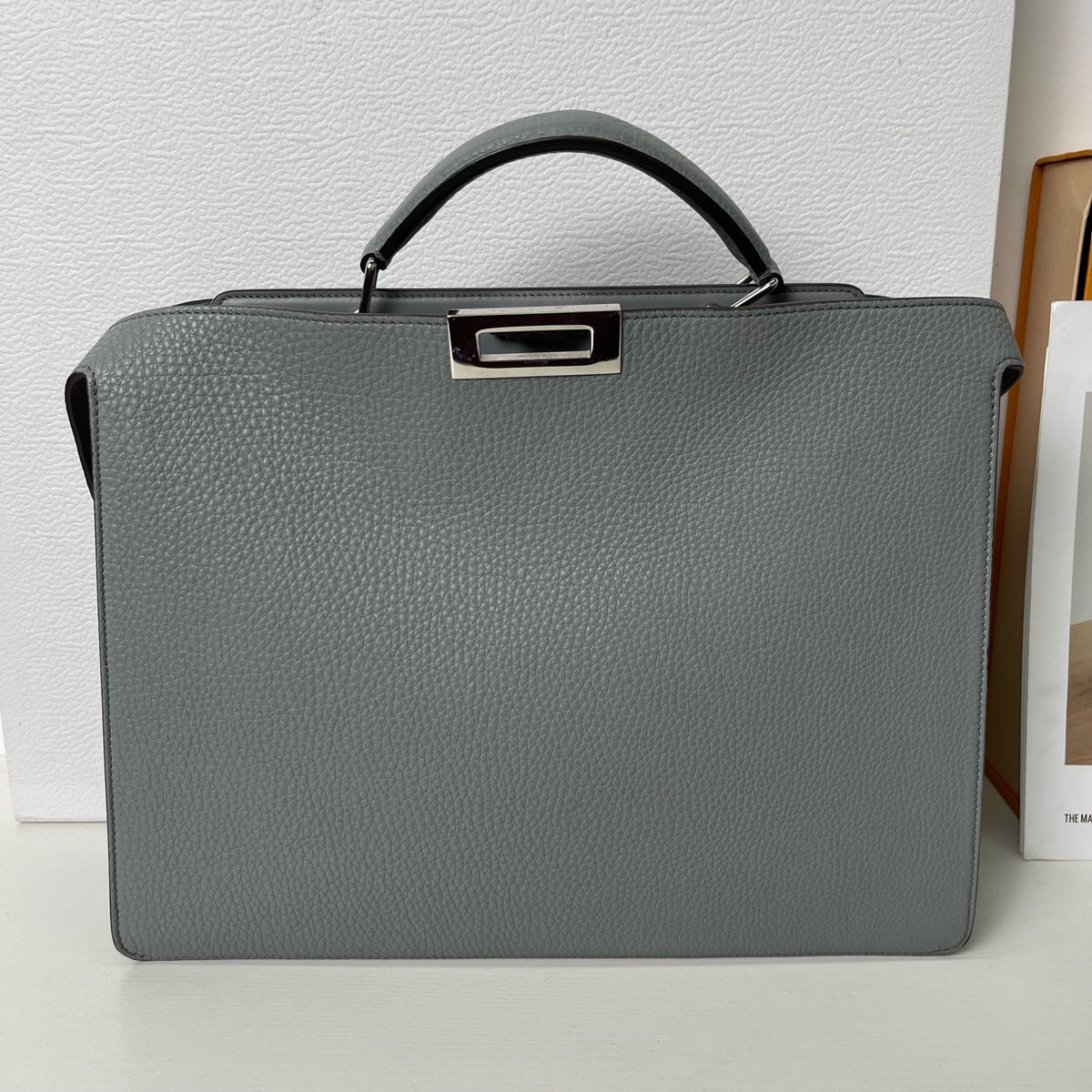 Fendi - Peekaboo - Leather - Grey - (Large)