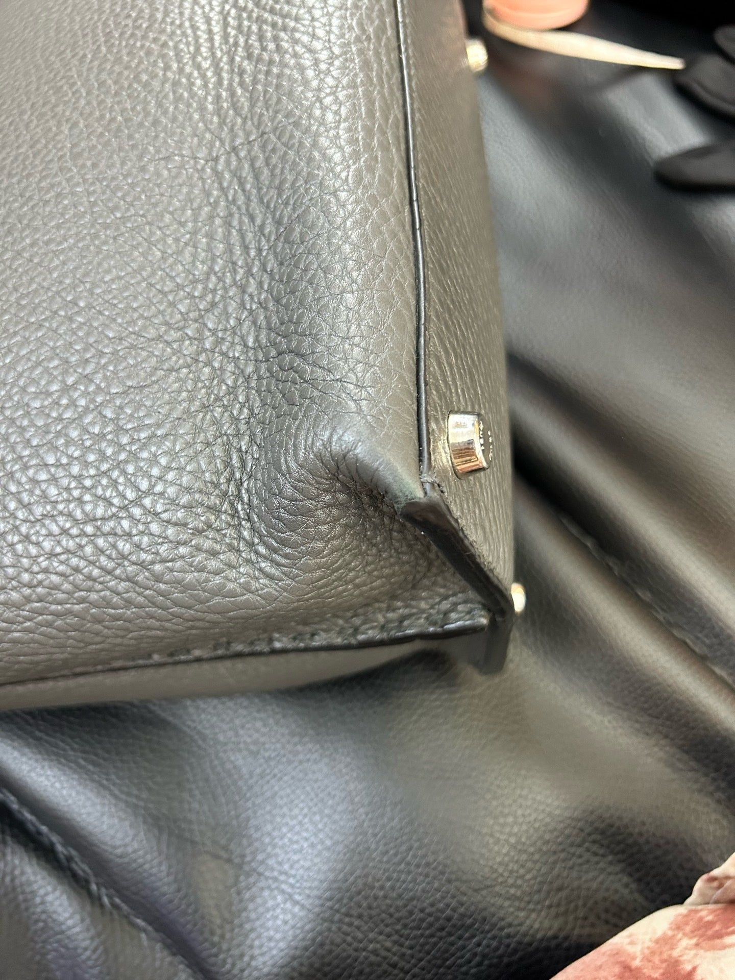 Fendi - Peekaboo - Leather - Grey - (large)