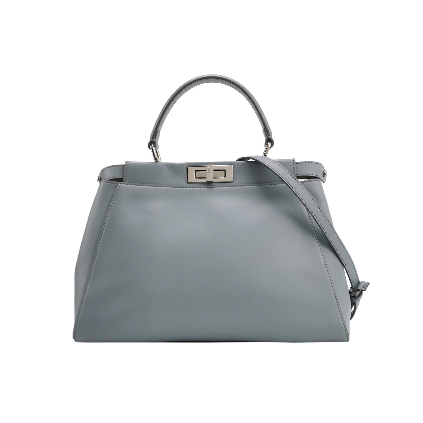 Fendi - Peekaboo - Leather - Grey - (medium)