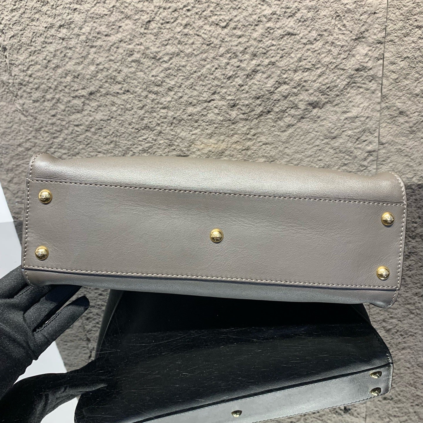 Fendi - Peekaboo - Leather - Grey - (medium)