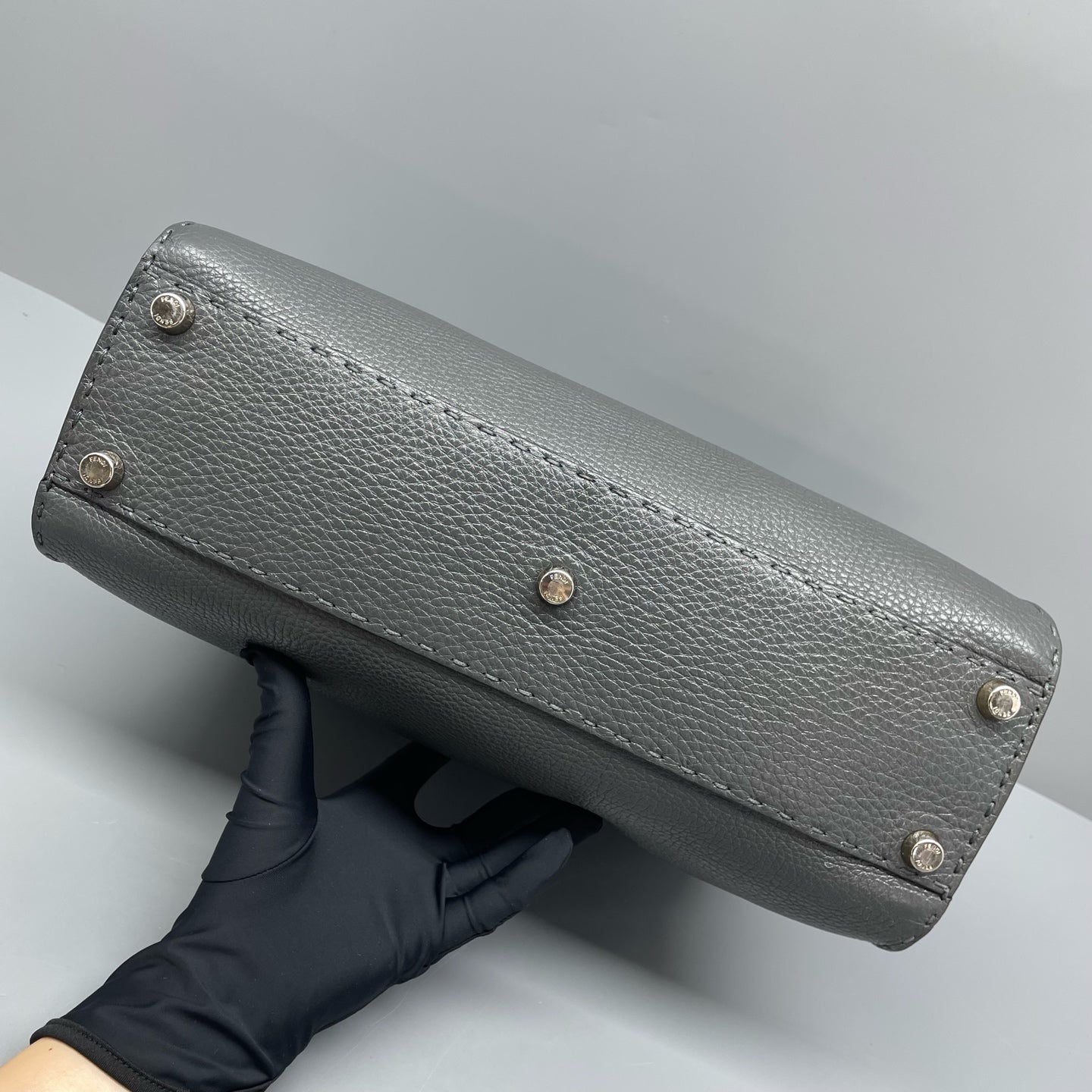 Fendi - Peekaboo - Leather - Grey - (medium)