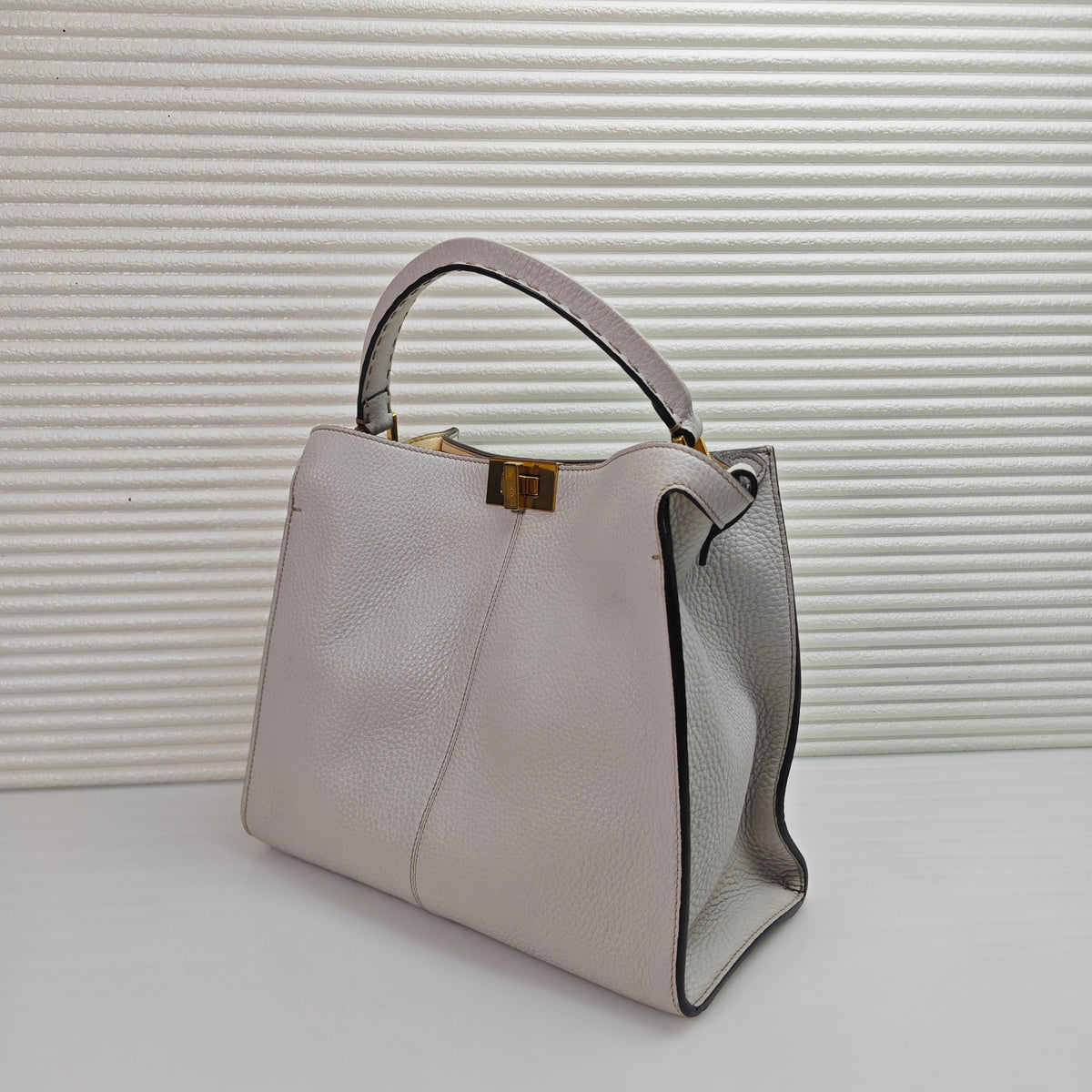 Fendi - Peekaboo - Leather - Grey - (medium)