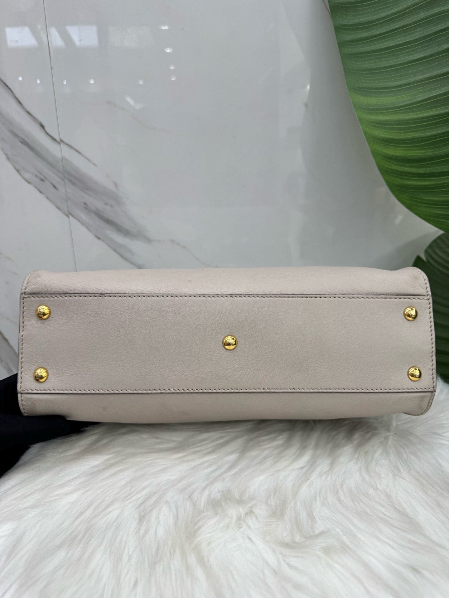 Fendi - Peekaboo - Leather - Grey - (medium)