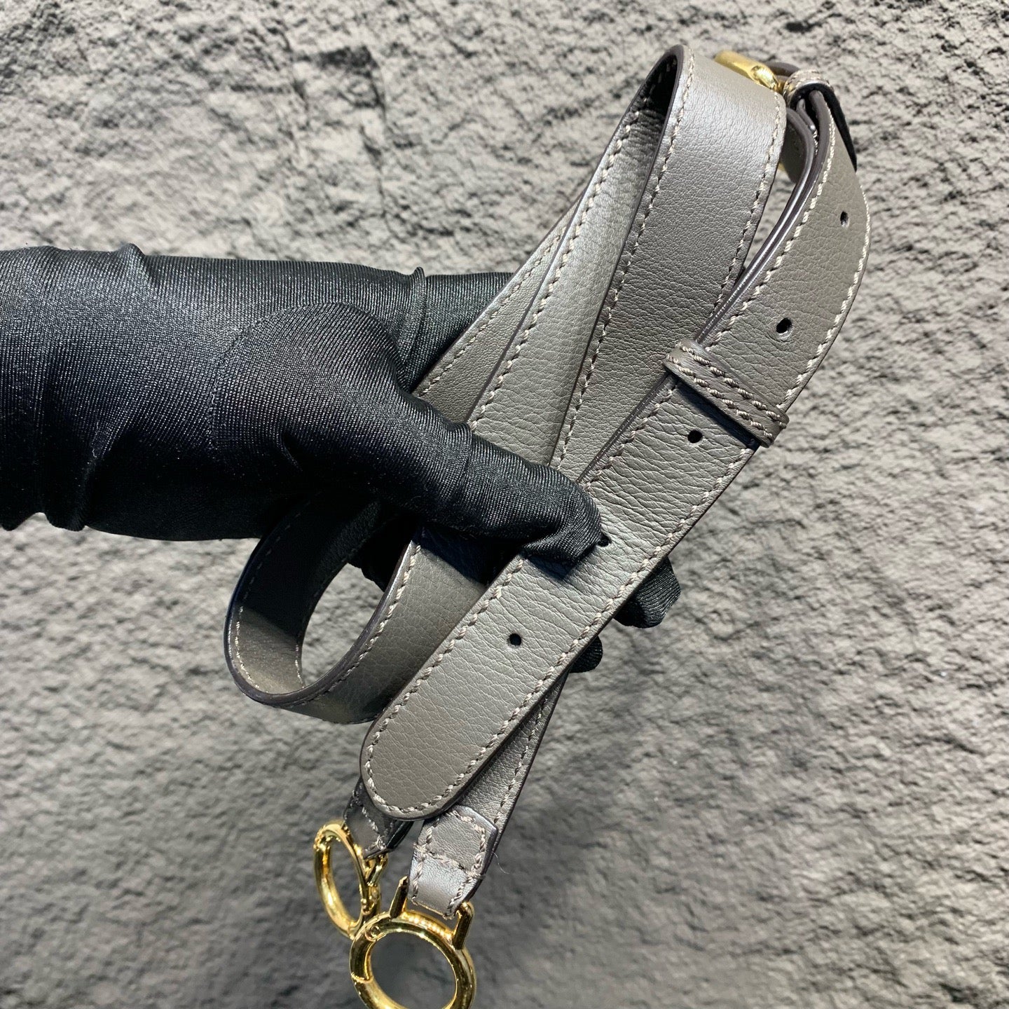 Fendi - Peekaboo - Leather - Grey - (medium)