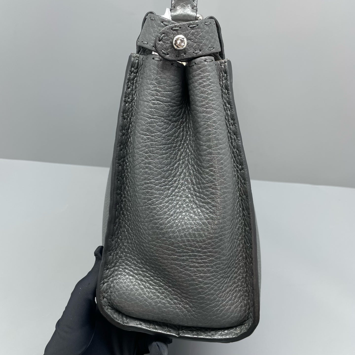 Fendi - Peekaboo - Leather - Grey - (medium)