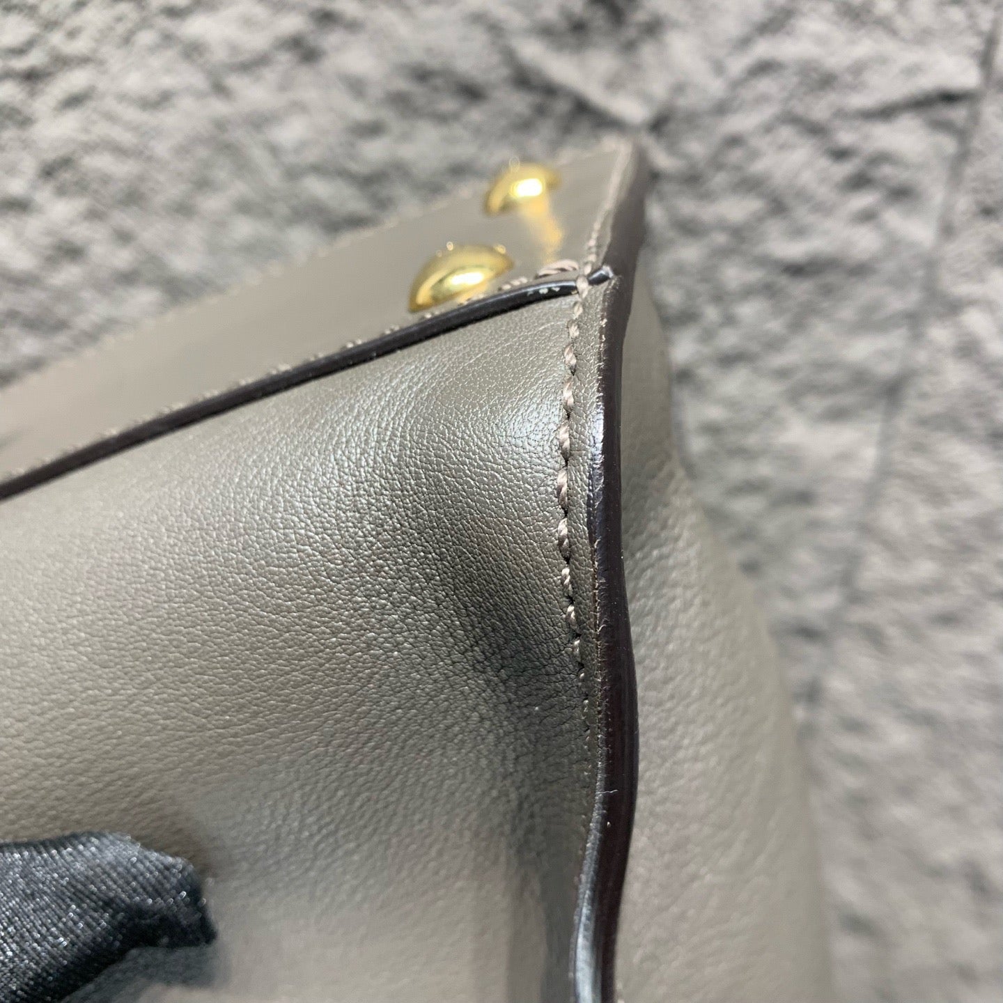 Fendi - Peekaboo - Leather - Grey - (medium)