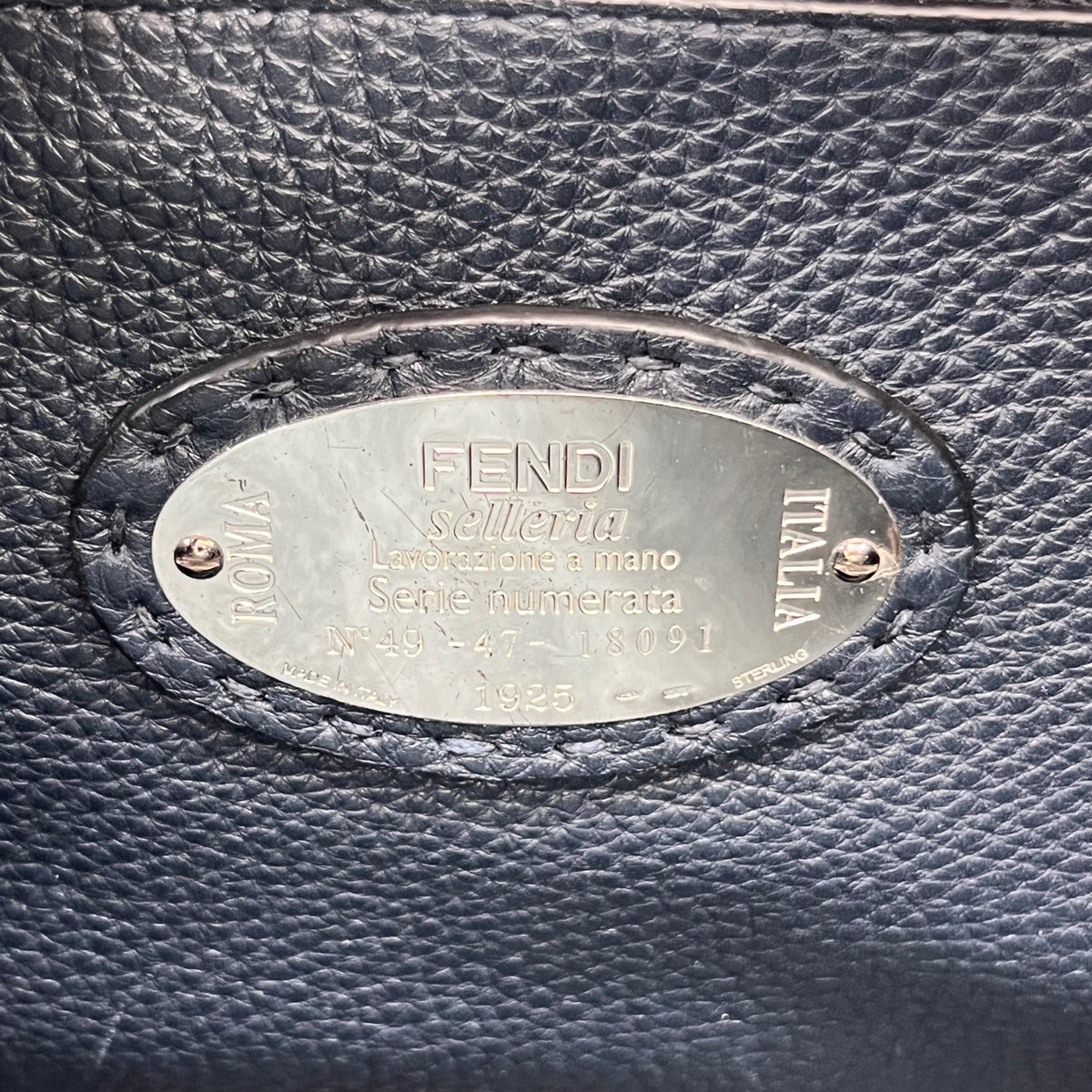 Fendi - Peekaboo - Leather - Grey - (medium)