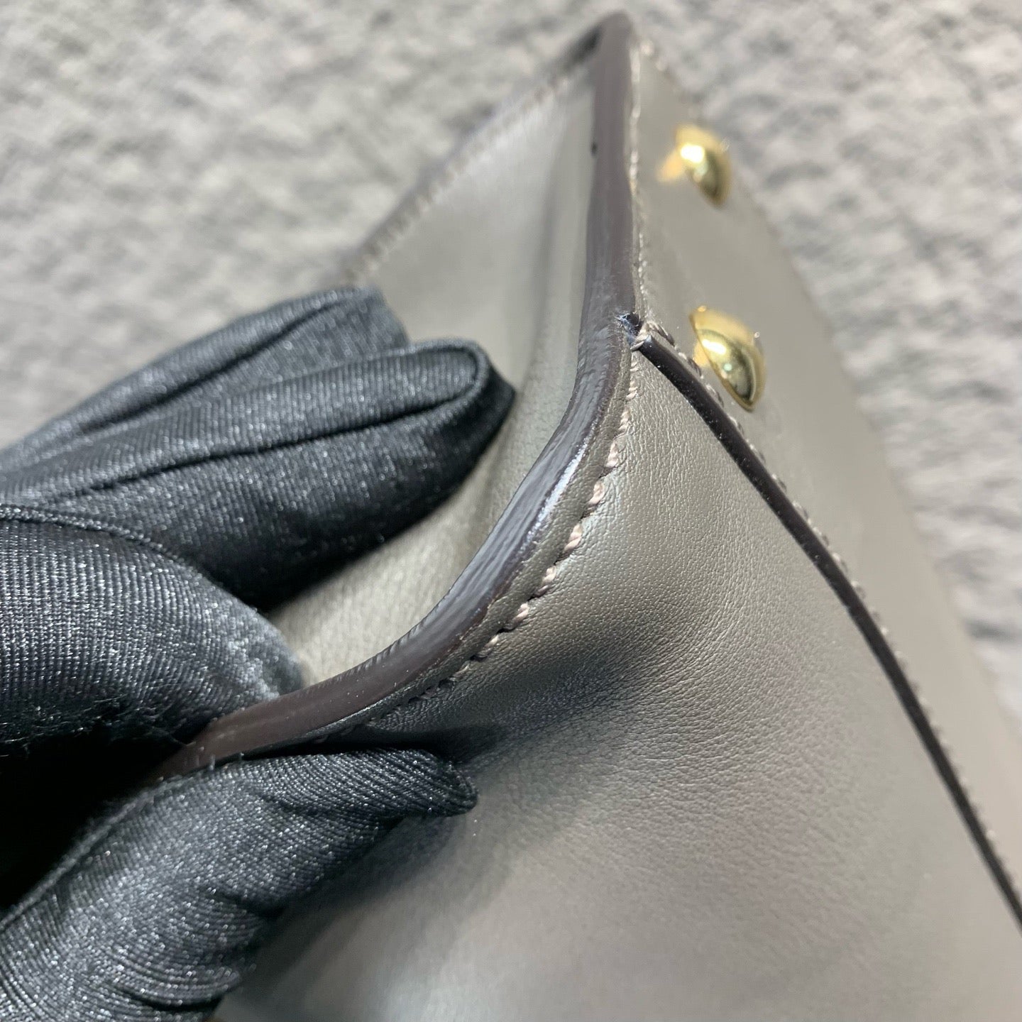 Fendi - Peekaboo - Leather - Grey - (medium)