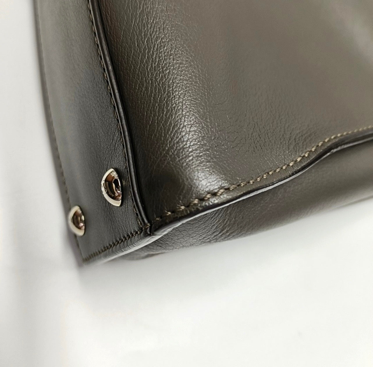 Fendi - Peekaboo - Leather - Grey - (medium)